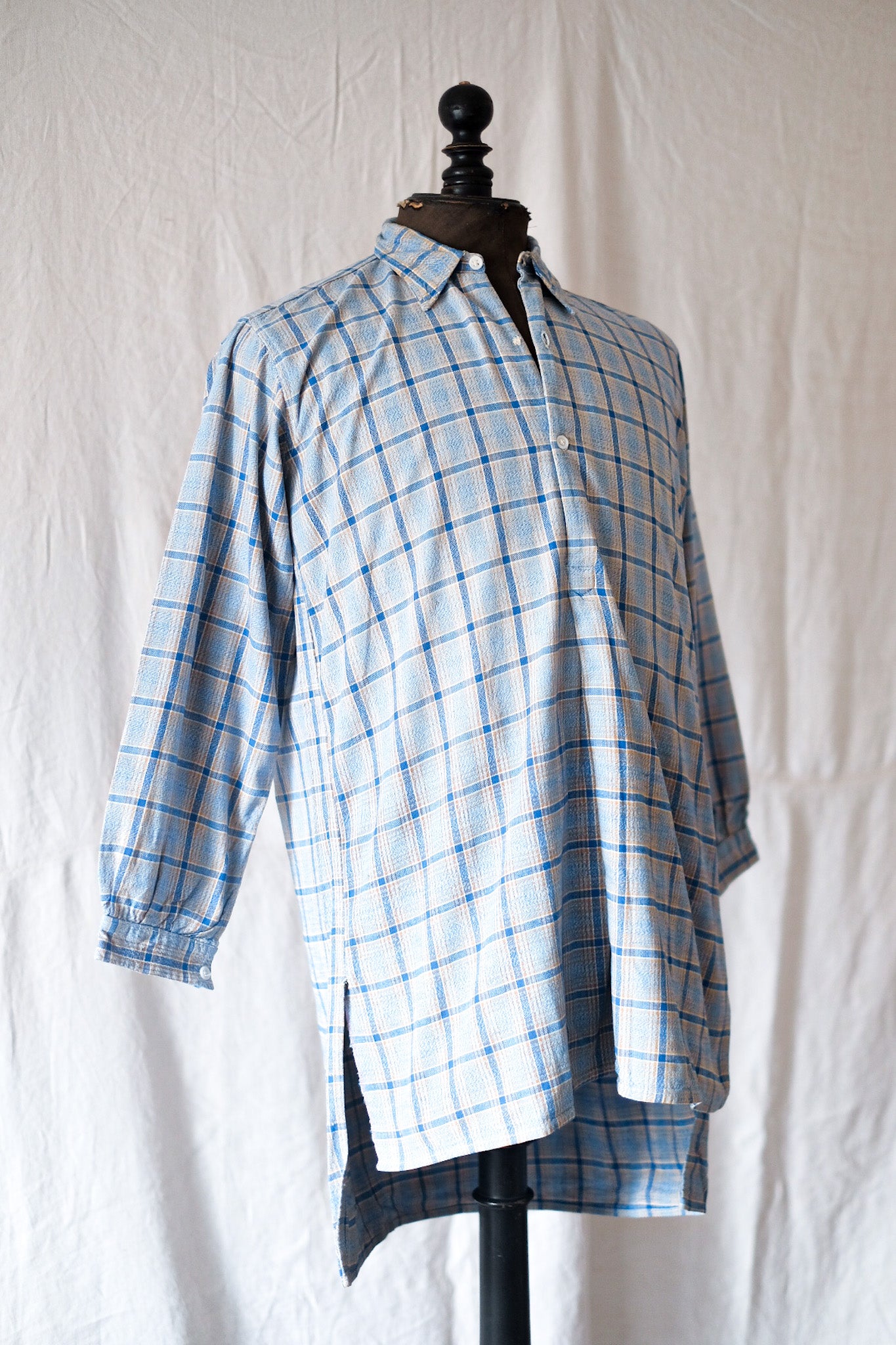 【~40's】French Vintage Grandpa Shirt