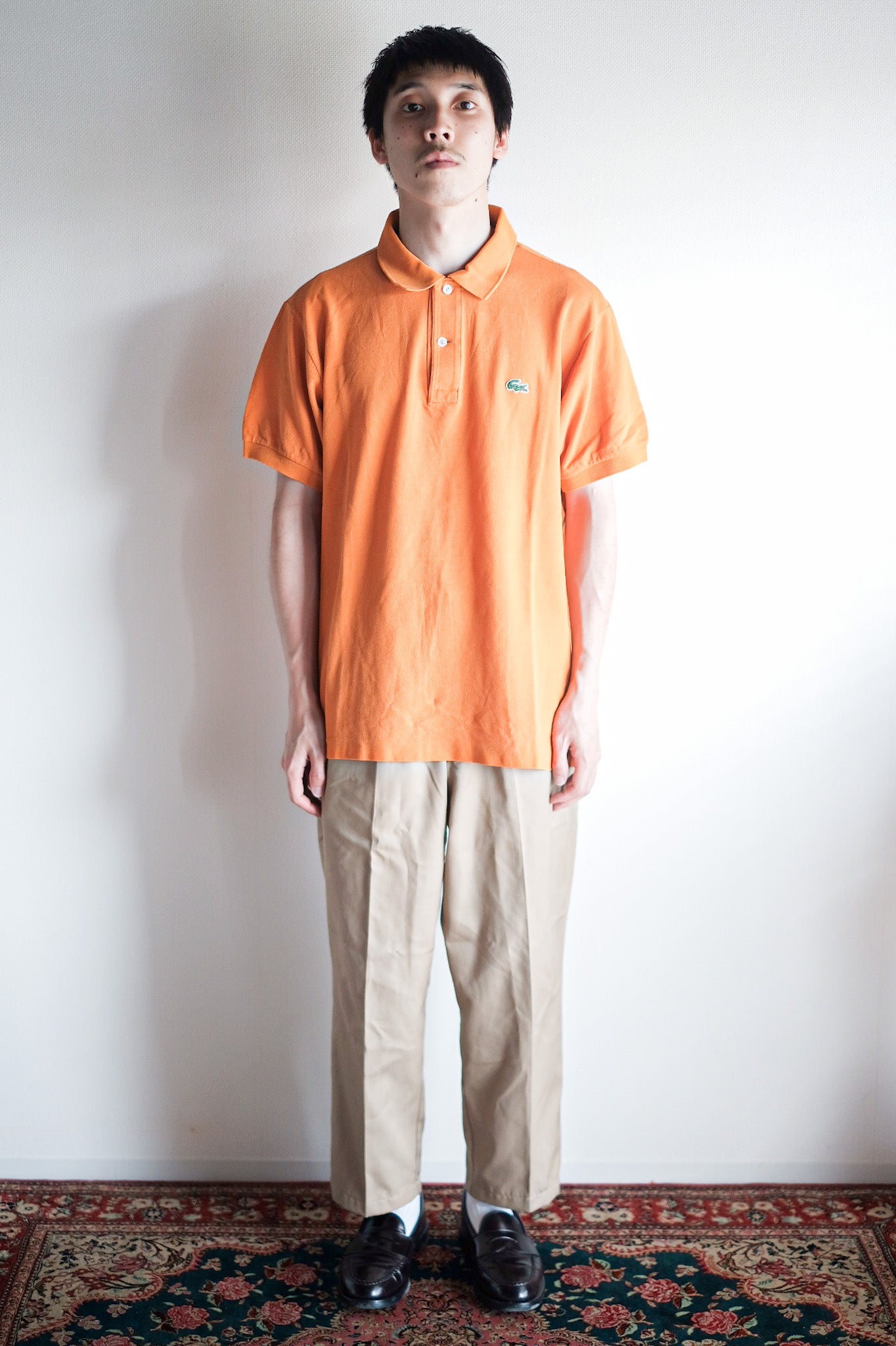 【~80's】CHEMISE LACOSTE S/S Polo Shirt Size.5 "Orange"