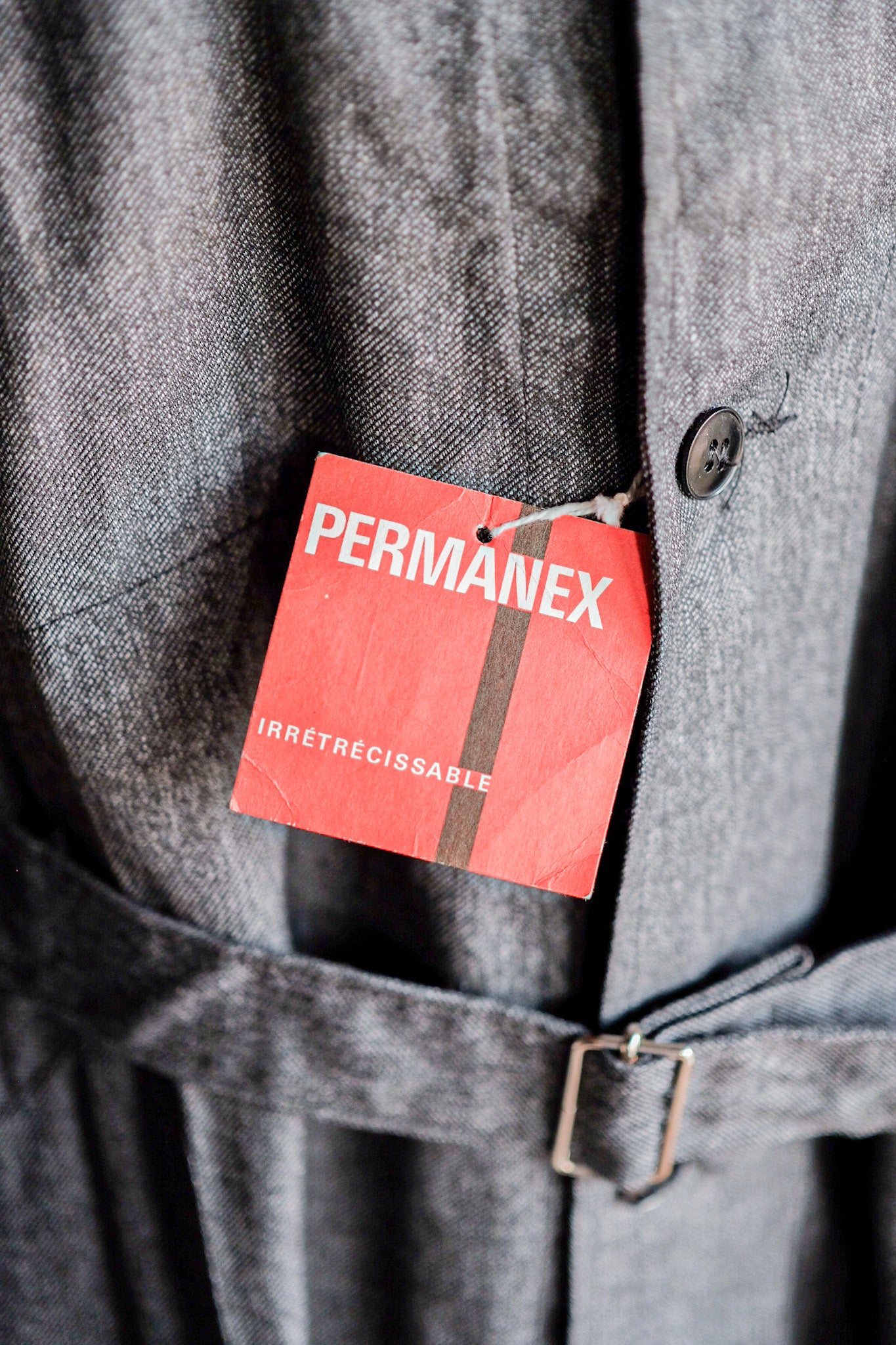 【~40's】French Vintage Black Chambray Atelier Coat “Dead Stock”