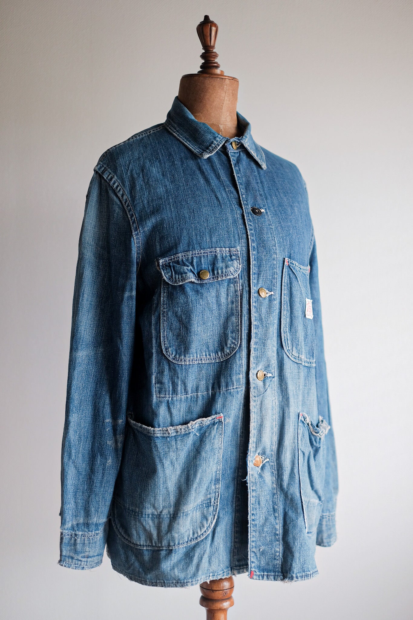 【~40's】American Vintage Denim Coverall "TEST by Rice-Stix"