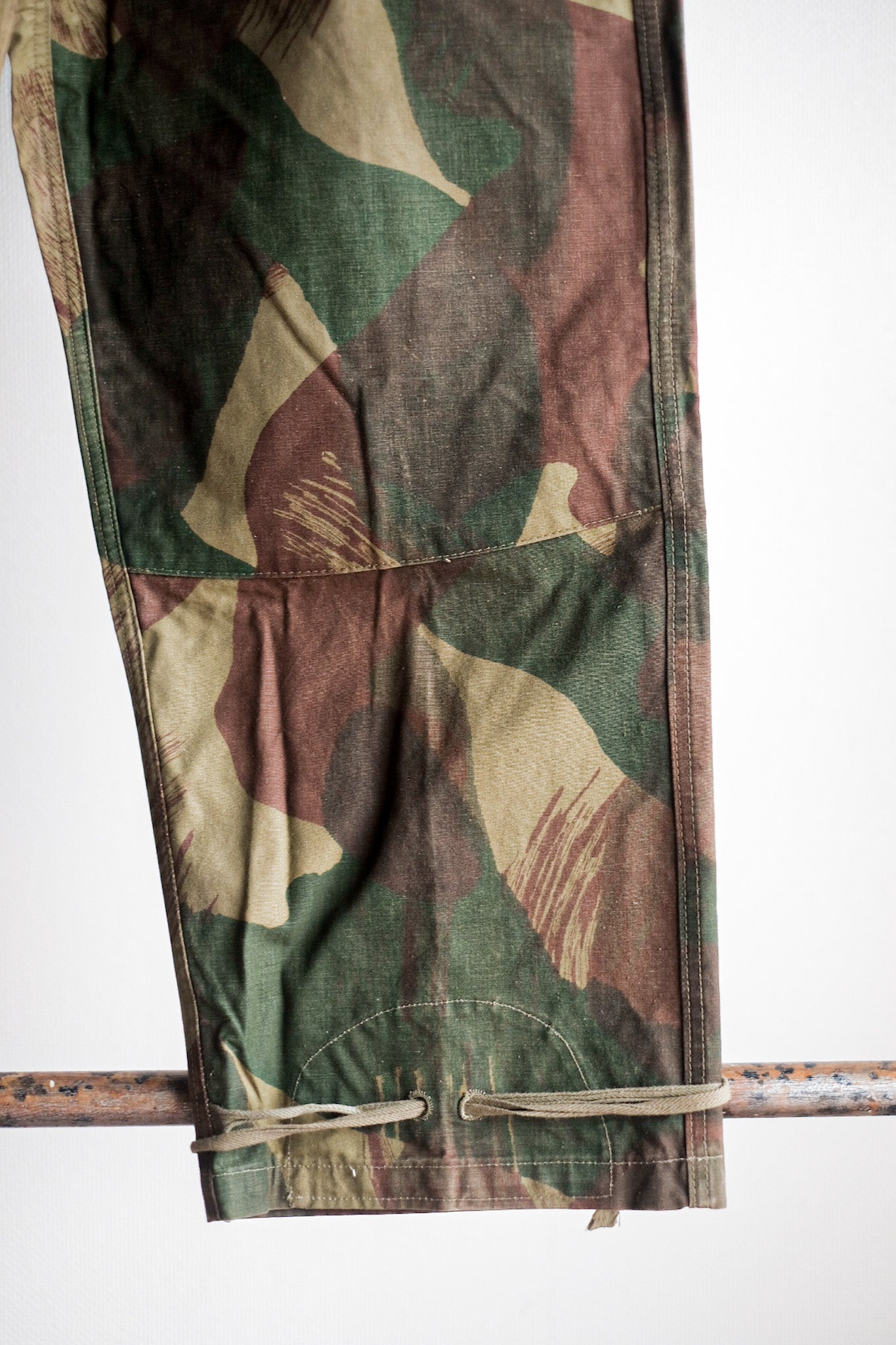 【~50's】Belgium Army Brushstroke Camo Airborne Pant Size.3