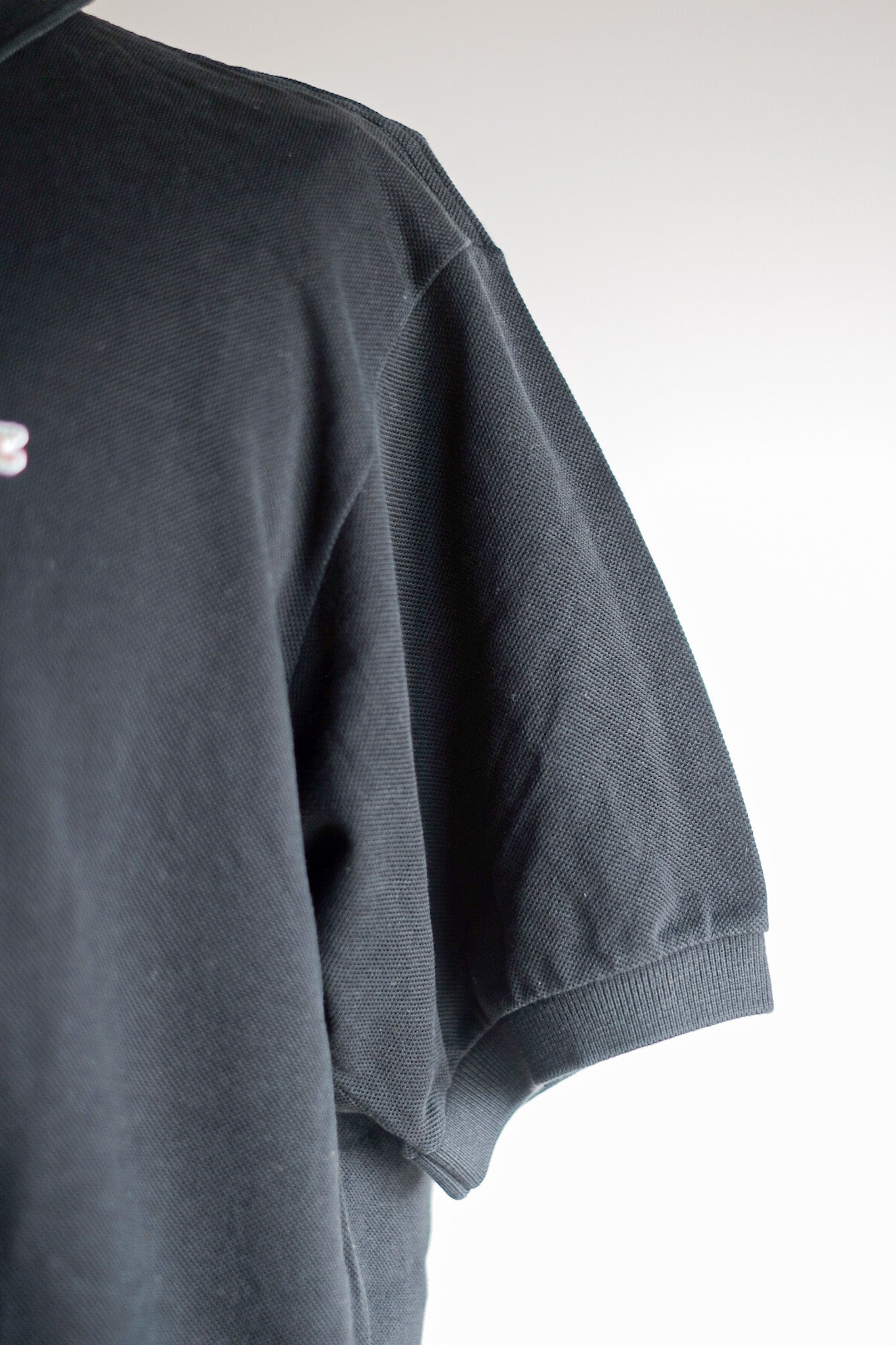 【~80's】CHEMISE LACOSTE S/S Polo Shirt Size.5 "Black"