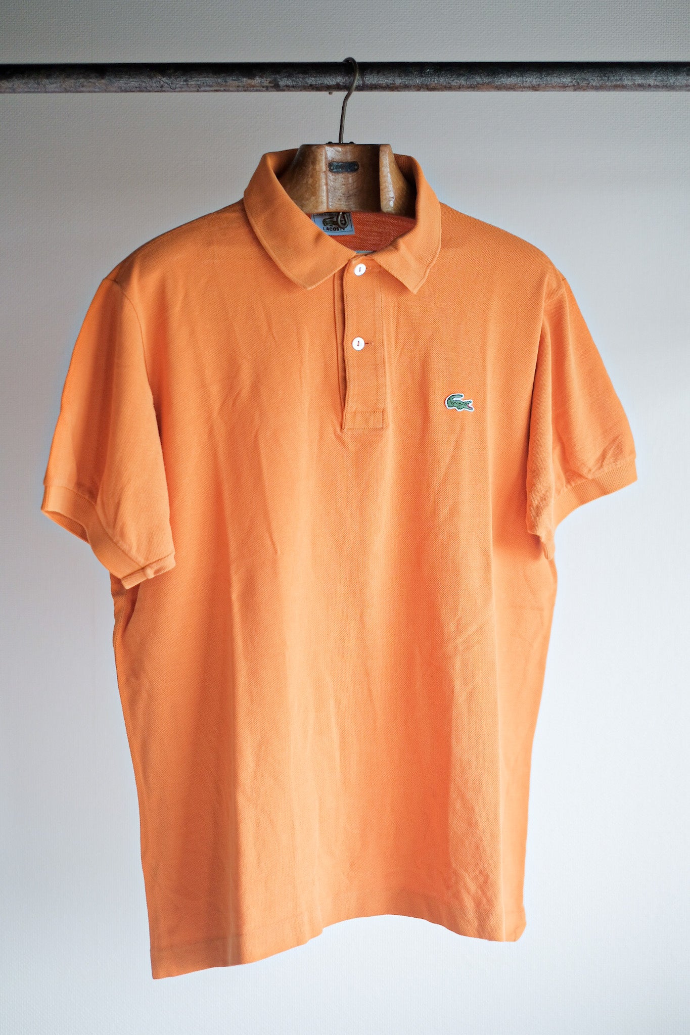 【~80's】CHEMISE LACOSTE S/S Polo Shirt Size.5 "Orange"