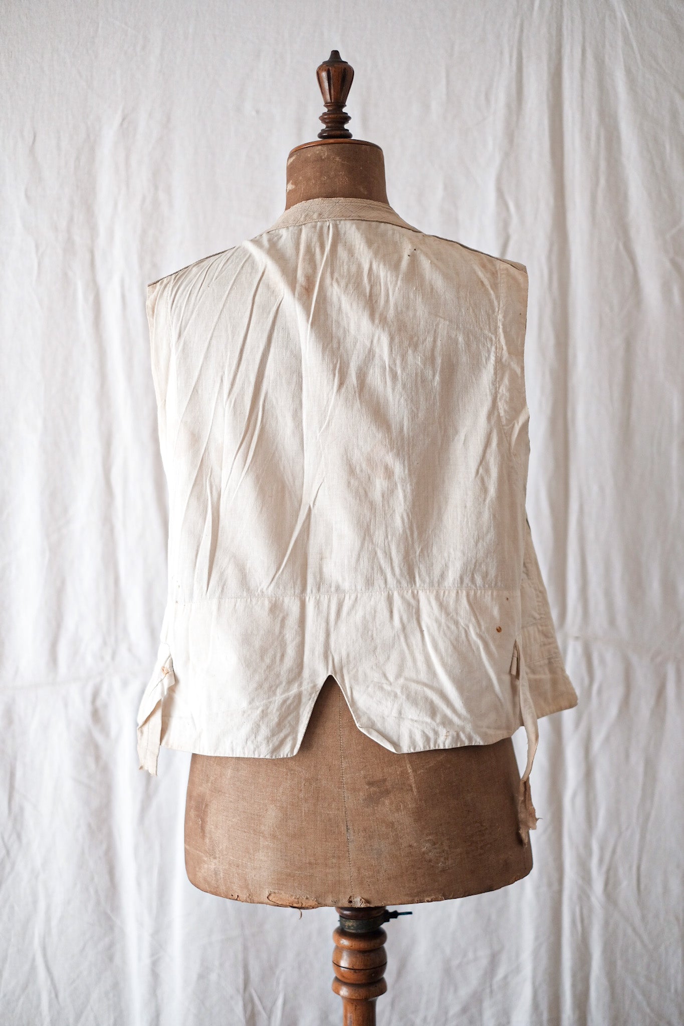 【~30's】French Vintage Cotton Gilet