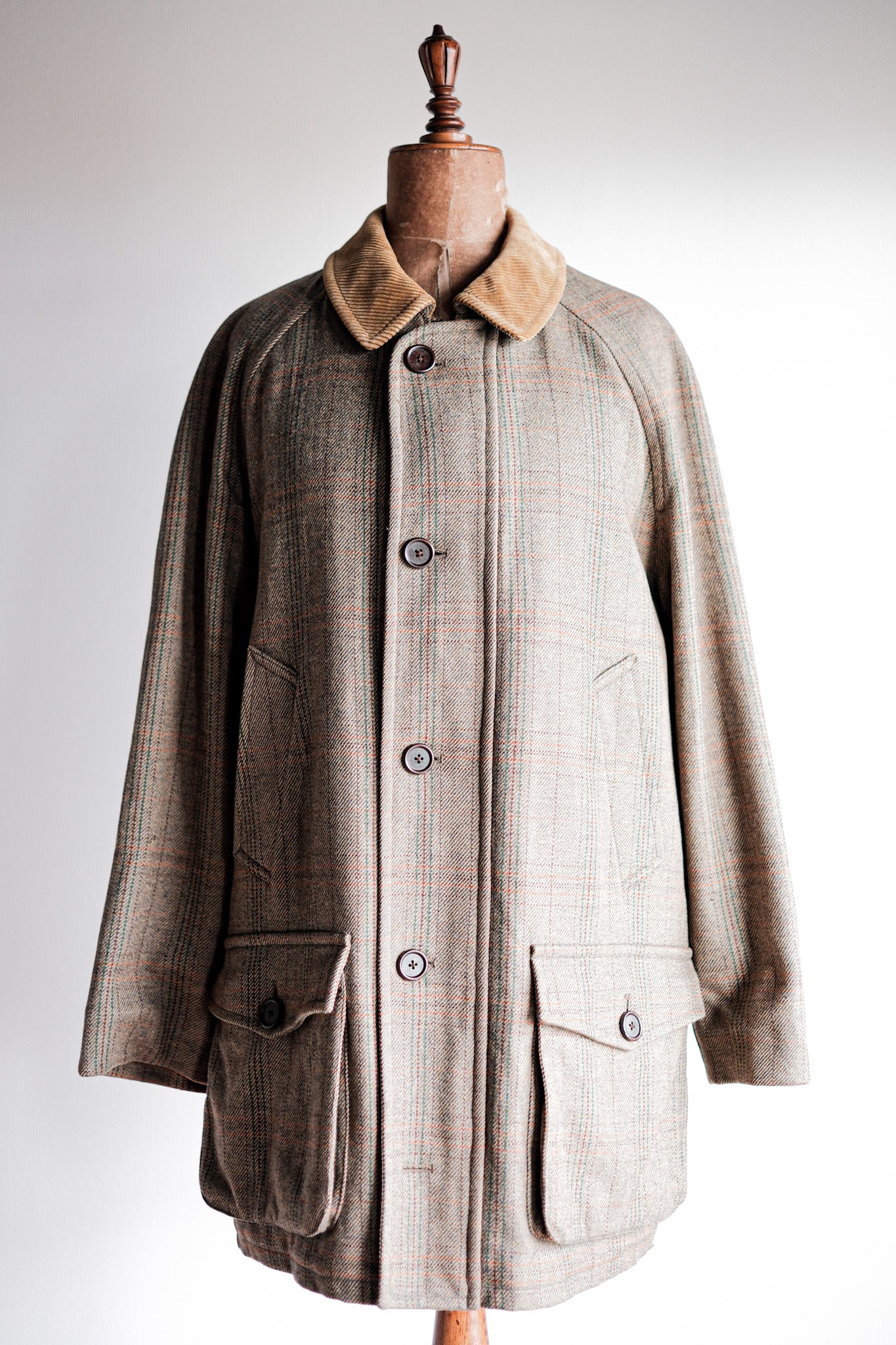 【~90's】Old INVERTERE Corduroy Collar Wool Jacket
