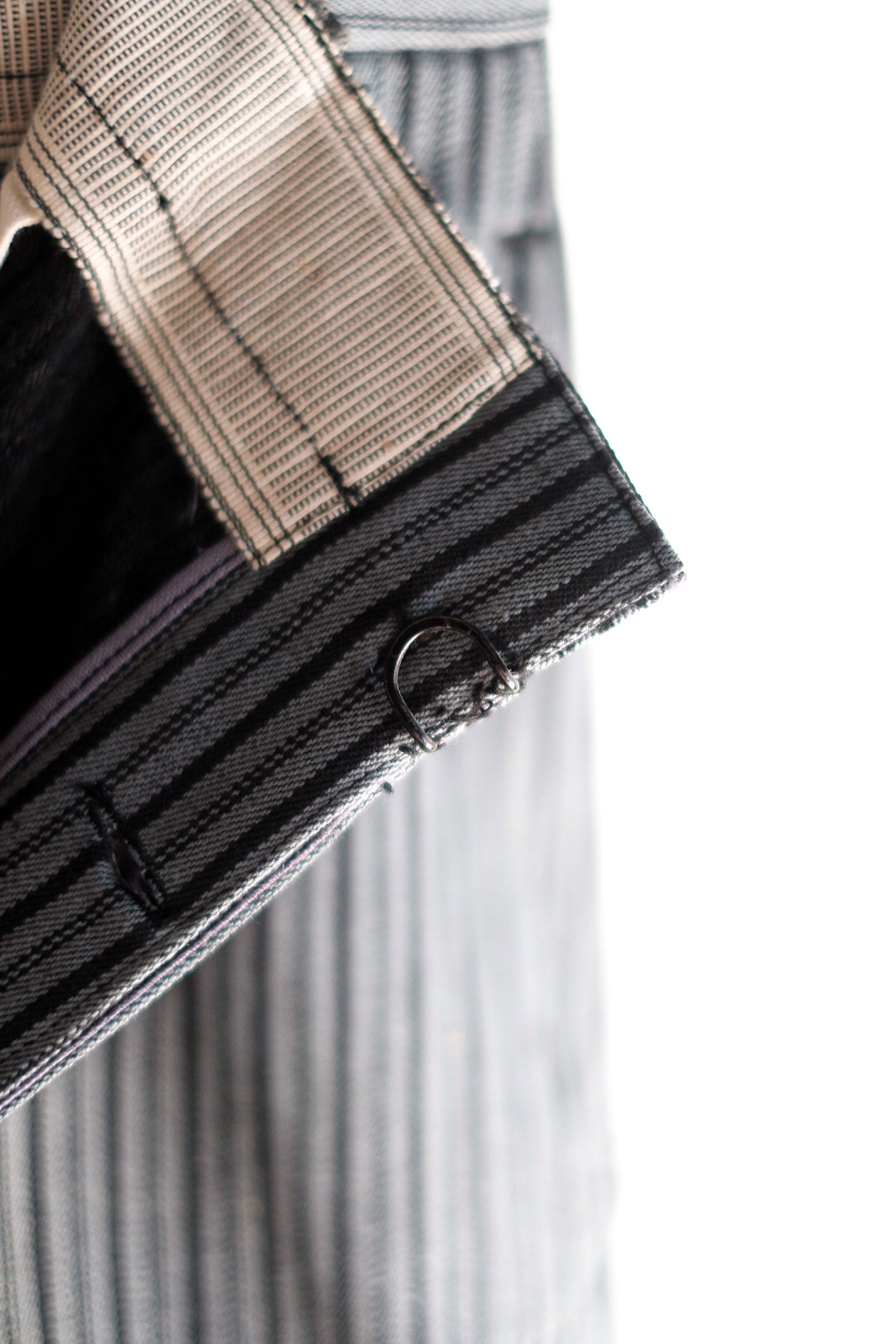 【~40's】French Vintage Cotton Striped Work Pants "Dead Stock"