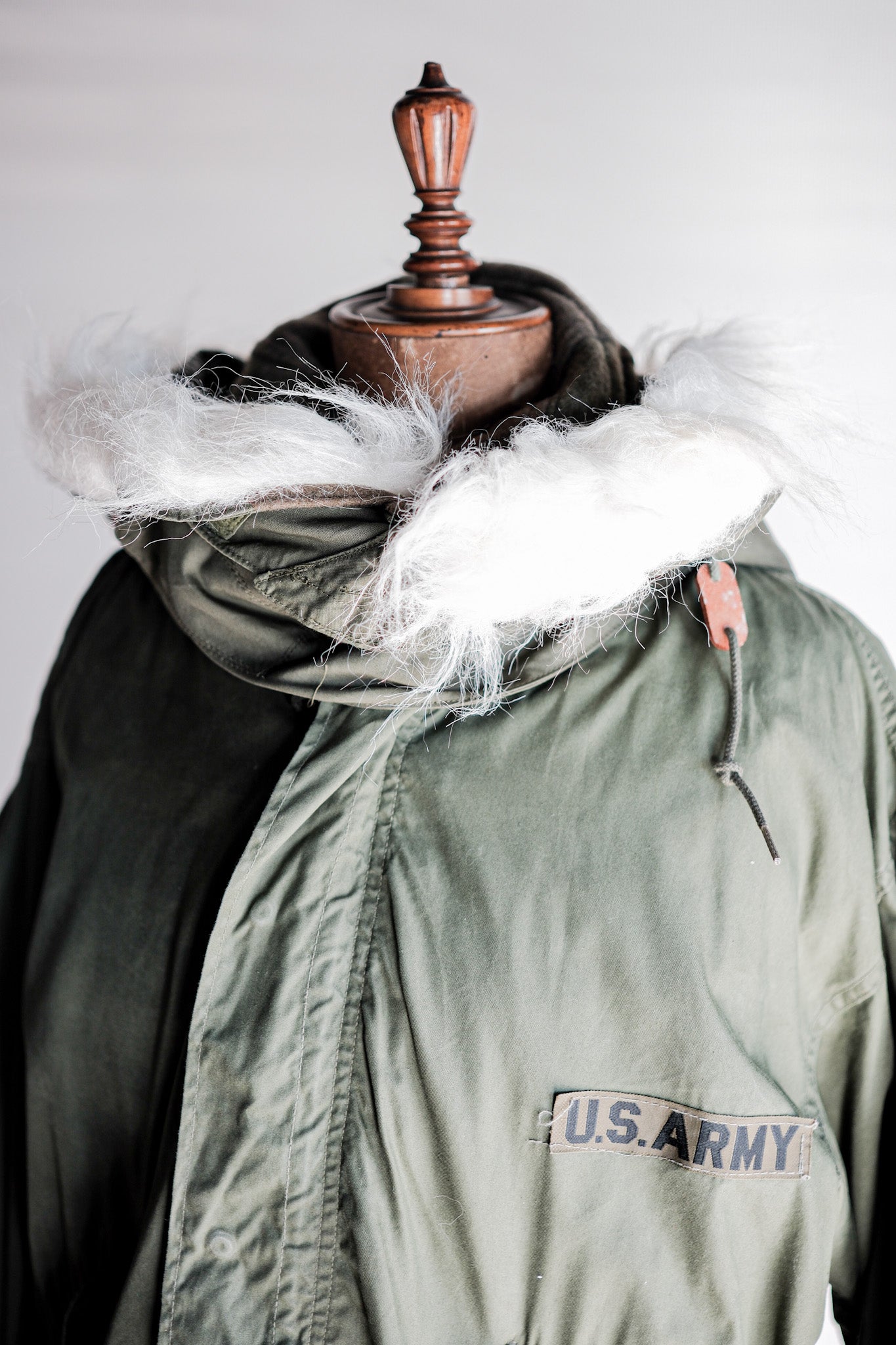 【~80's】U.S.ARMY M-65 Fishtail Parka Size.MEDIUM "Full Set"