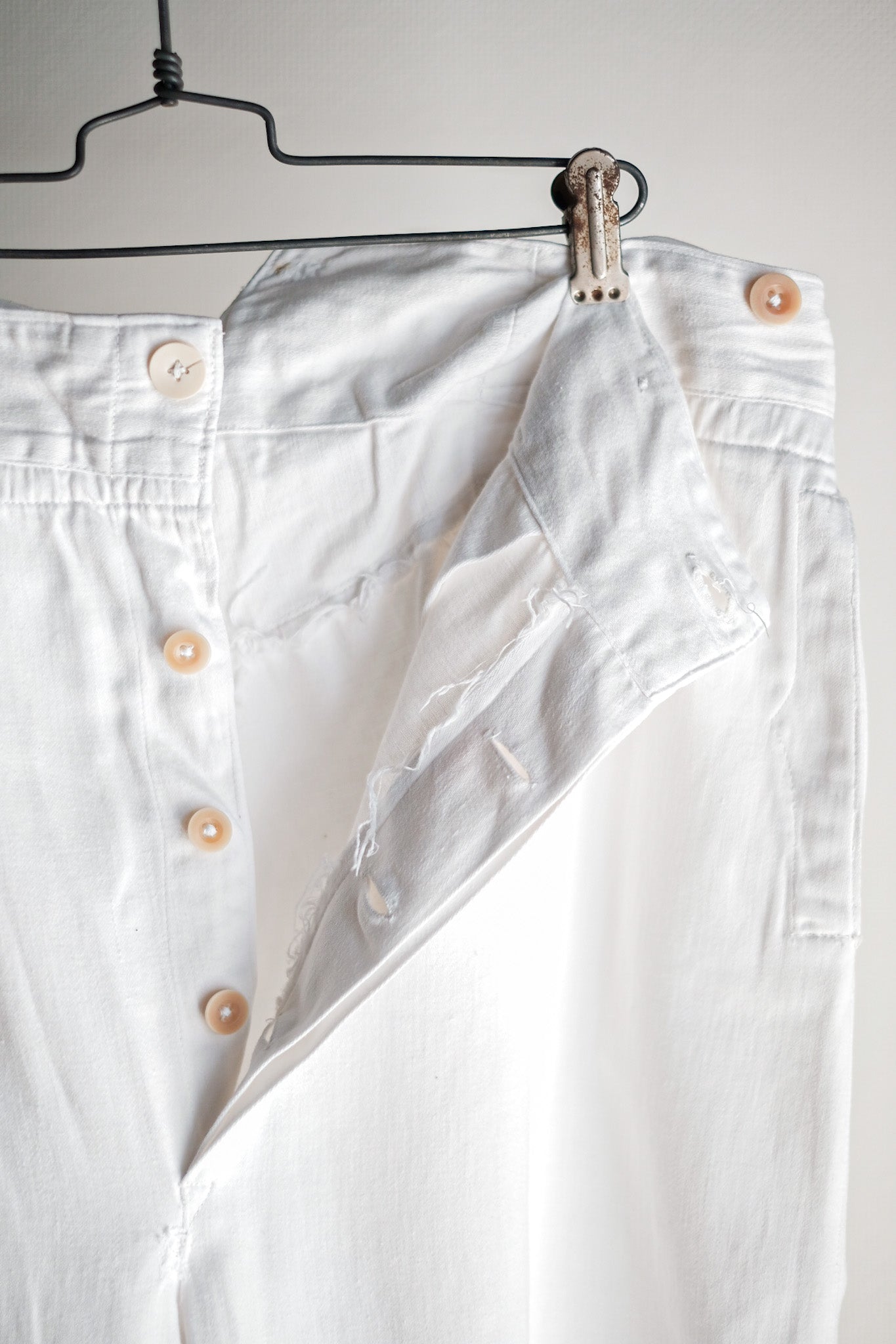 【~30's】German Vintage Cotton Silk Trousers