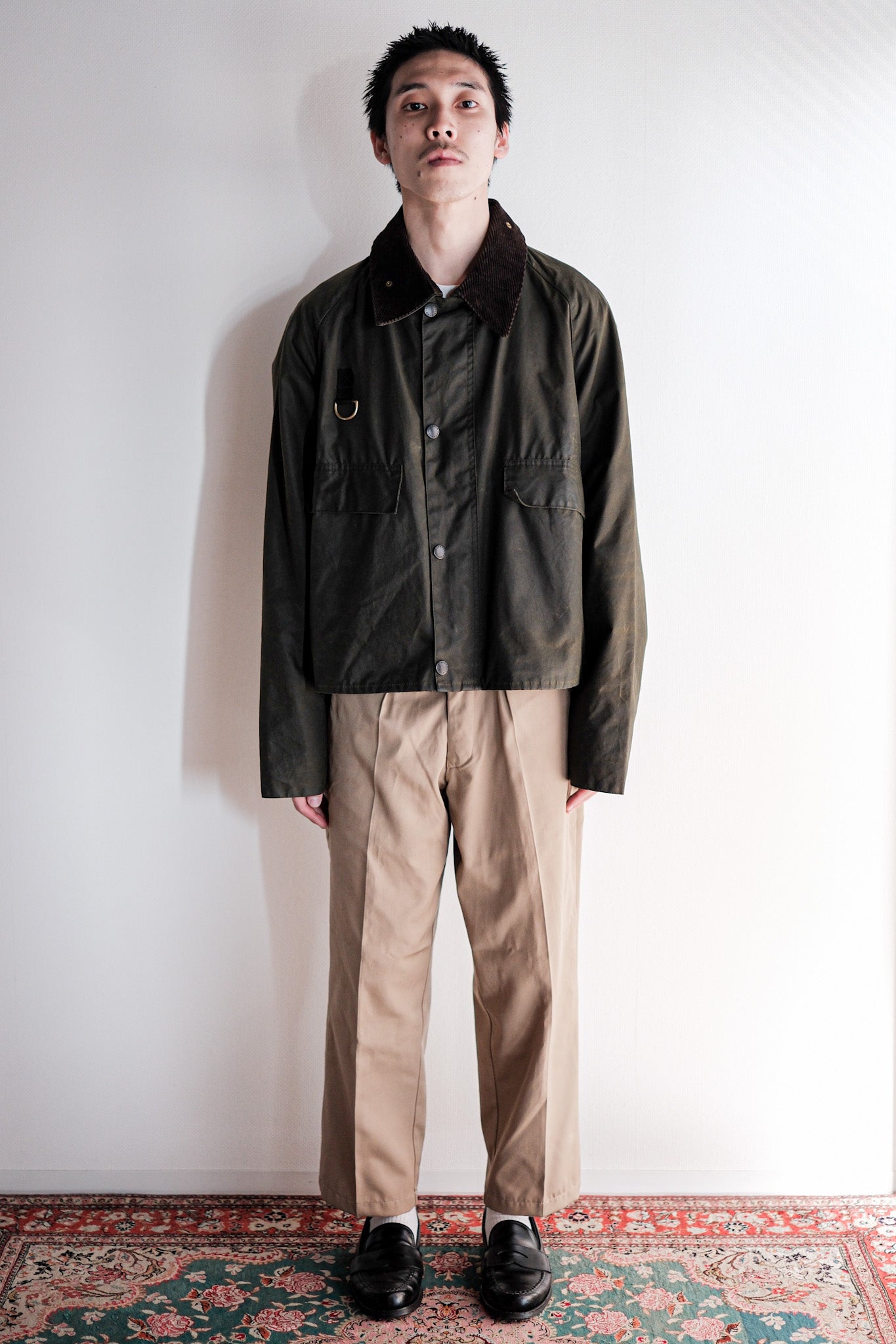 【~90's】Vintage Barbour "SPEY JACKET" 3 Crest Size.LARGE