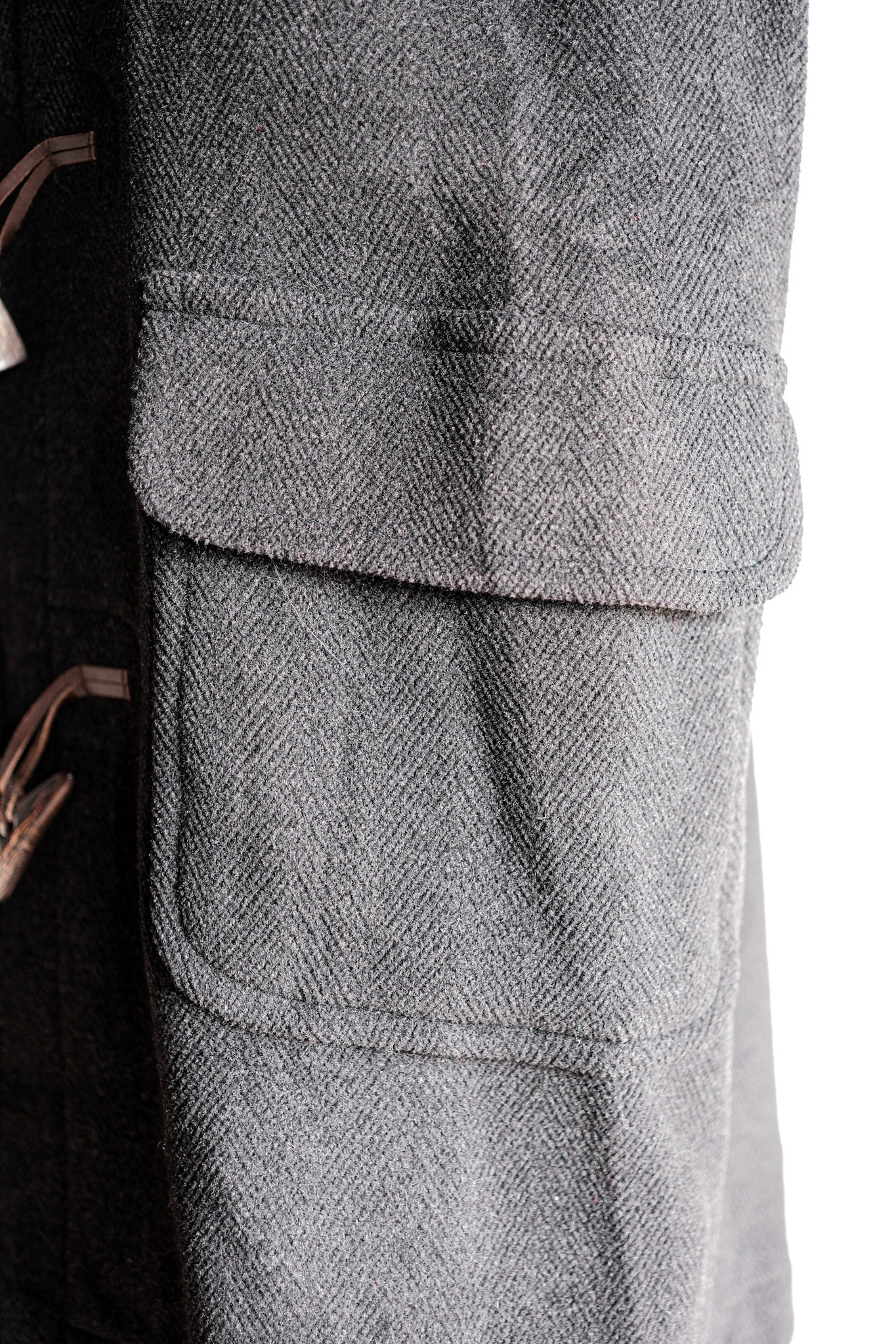 【~90's】Old INVERTERE Wool Duffle Coat "Moorbrook"