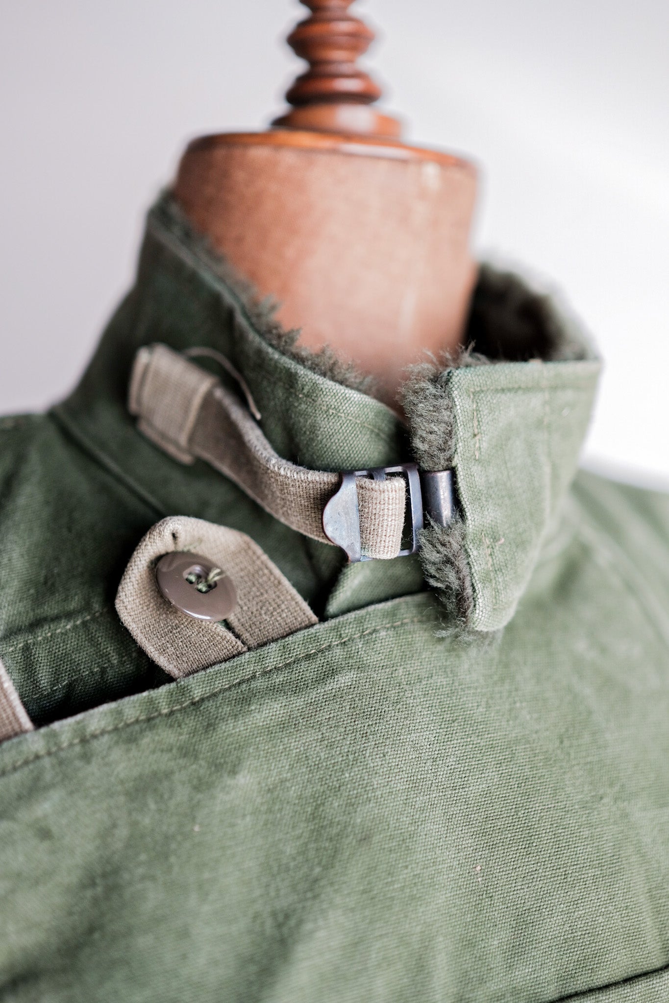 【~60's】Swedish Army Dispatch Rider Motorcycle Jacket With Liner Size.C56