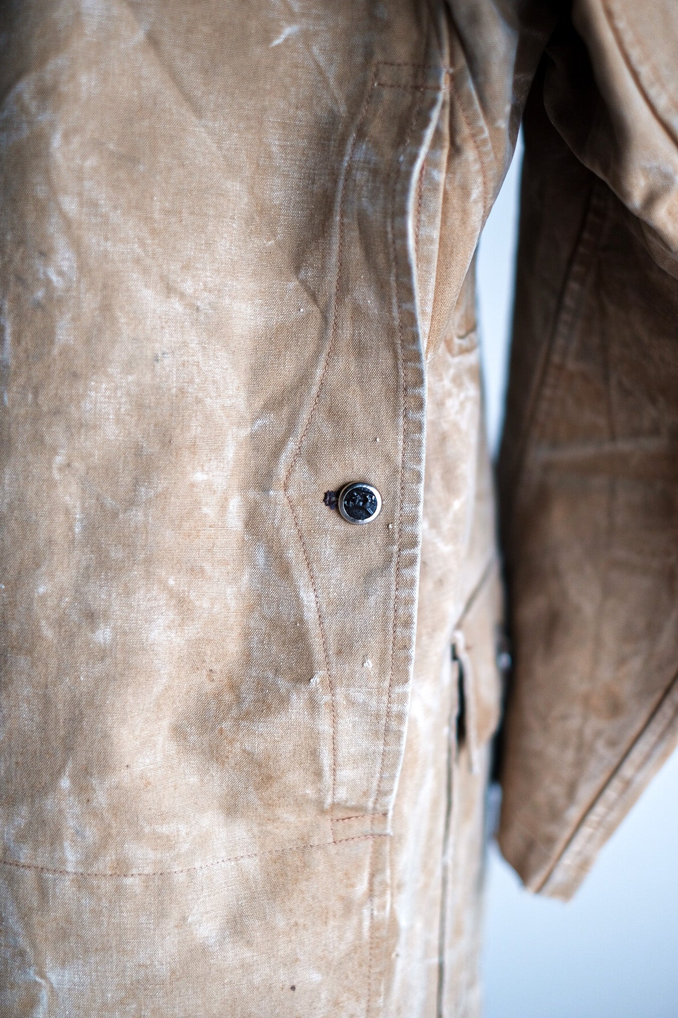 【~40's】French Vintage Cotton Canvas Hunting Jacket
