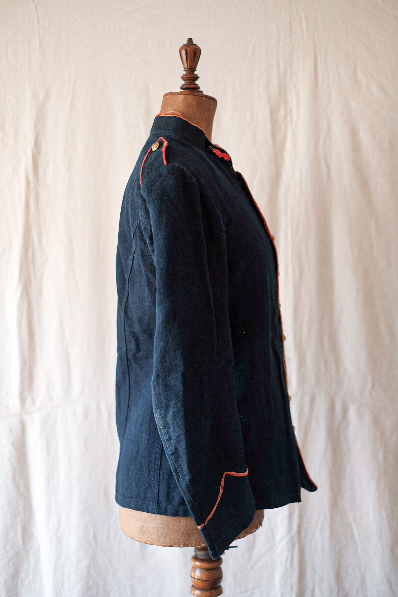 【~10's】French Vintage Indigo Metis Fireman Jacket