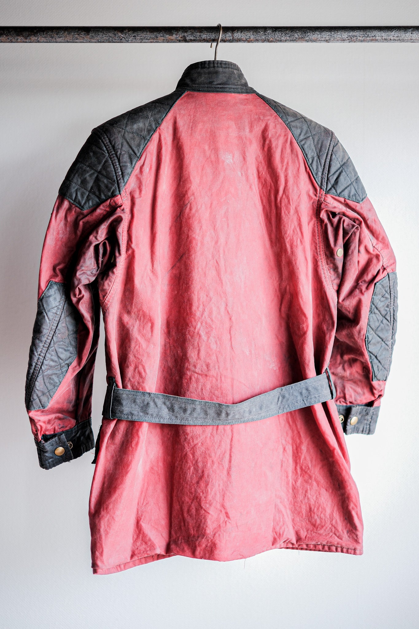 【~70's】Vintage Belstaff 2 Tone Red Waxed Jacket “TRIALMASTER" “Custom Order”