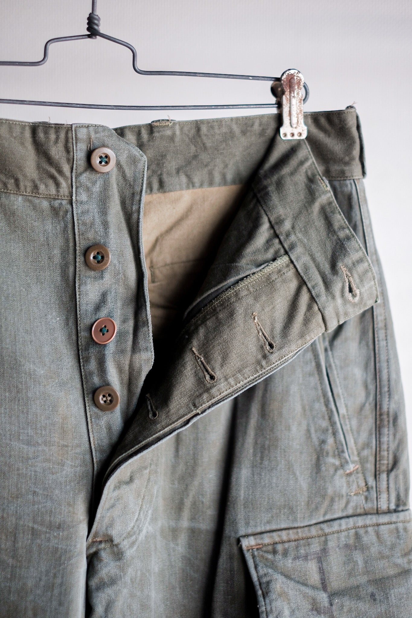 【~60's】French Army M47 Field Trousers Size.21
