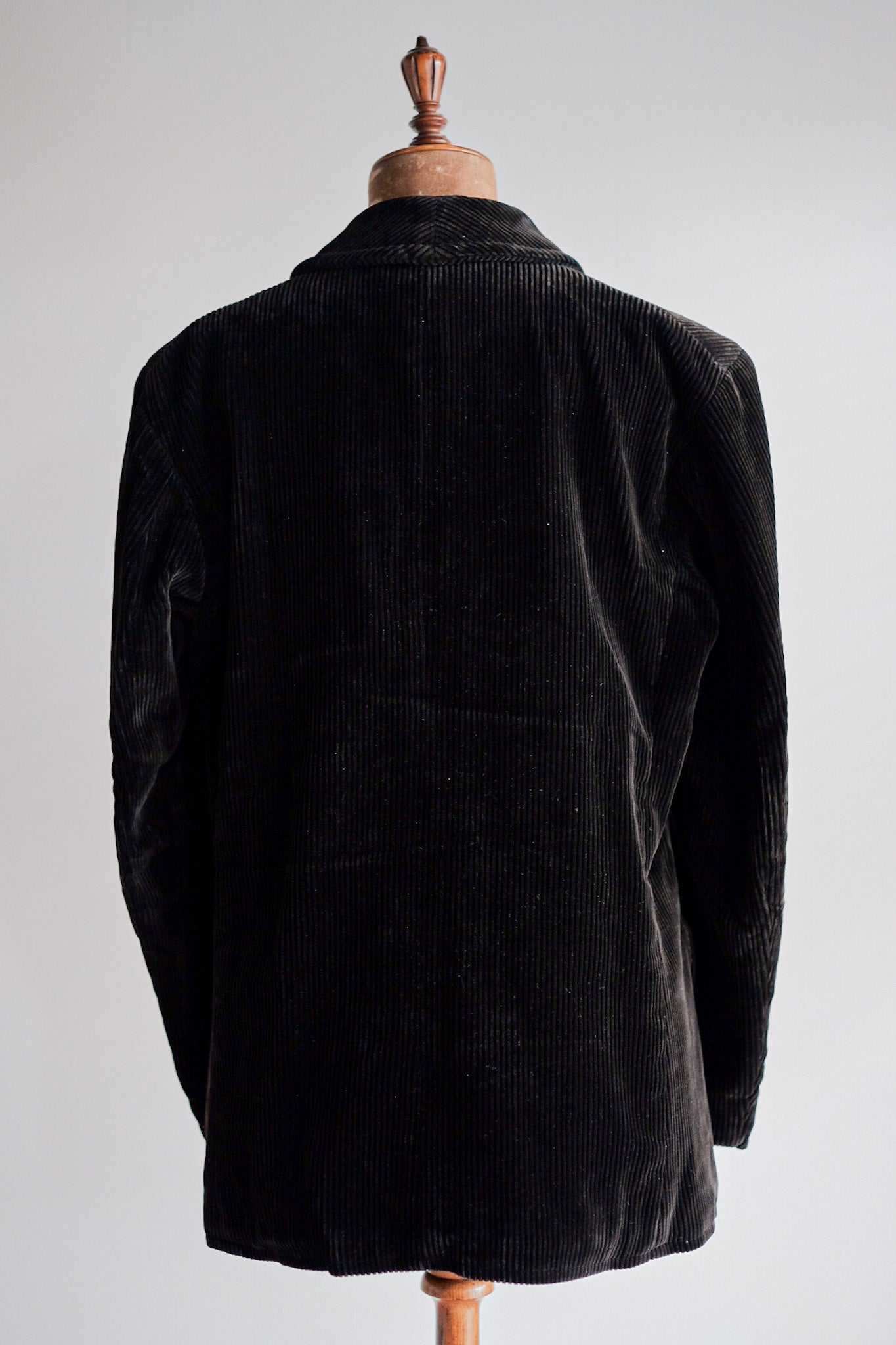 【~40's】French Vintage Black Corduroy Work Jacket