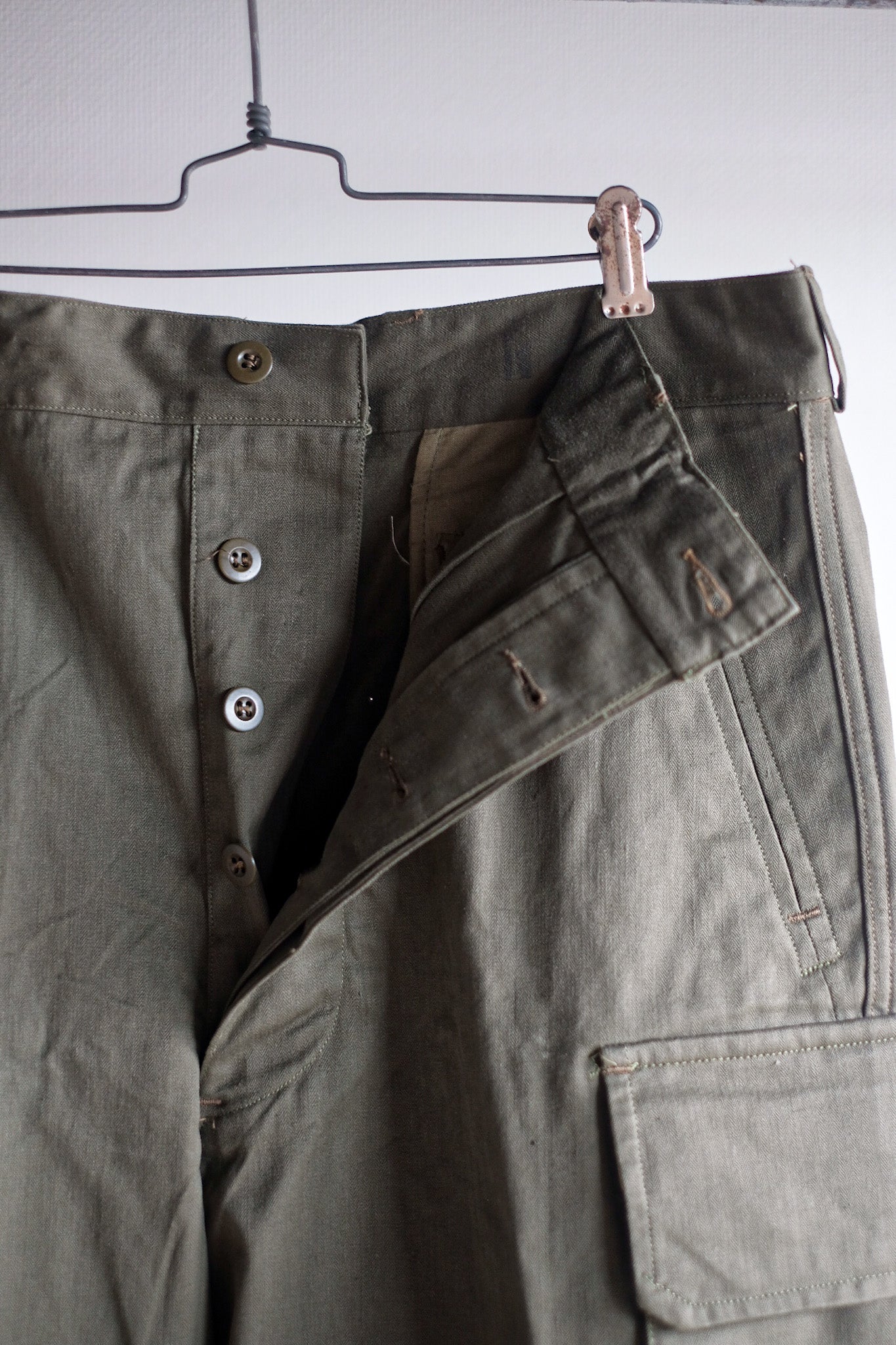 【~60's】French Army M47 Field Trousers Size.33 "Dead Stock"