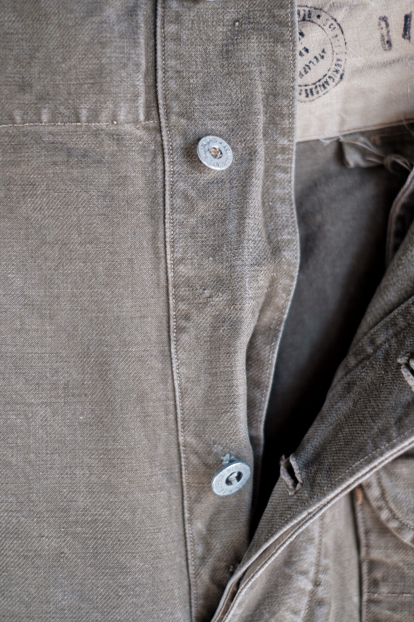 【~40's】French Army M44 Field Trousers Size.84XC