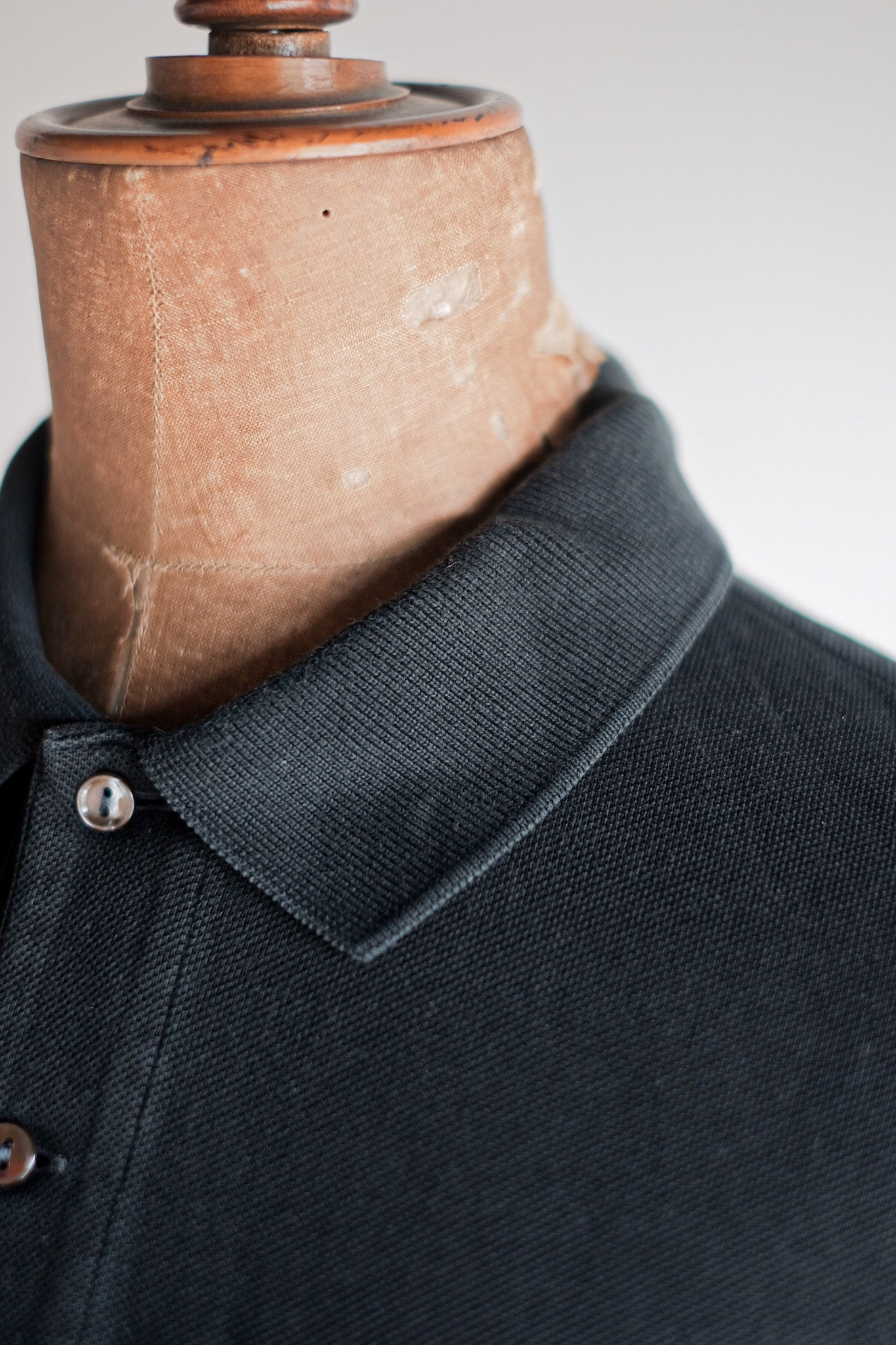 【~80's】CHEMISE LACOSTE S/S Polo Shirt Size.5 "Black"