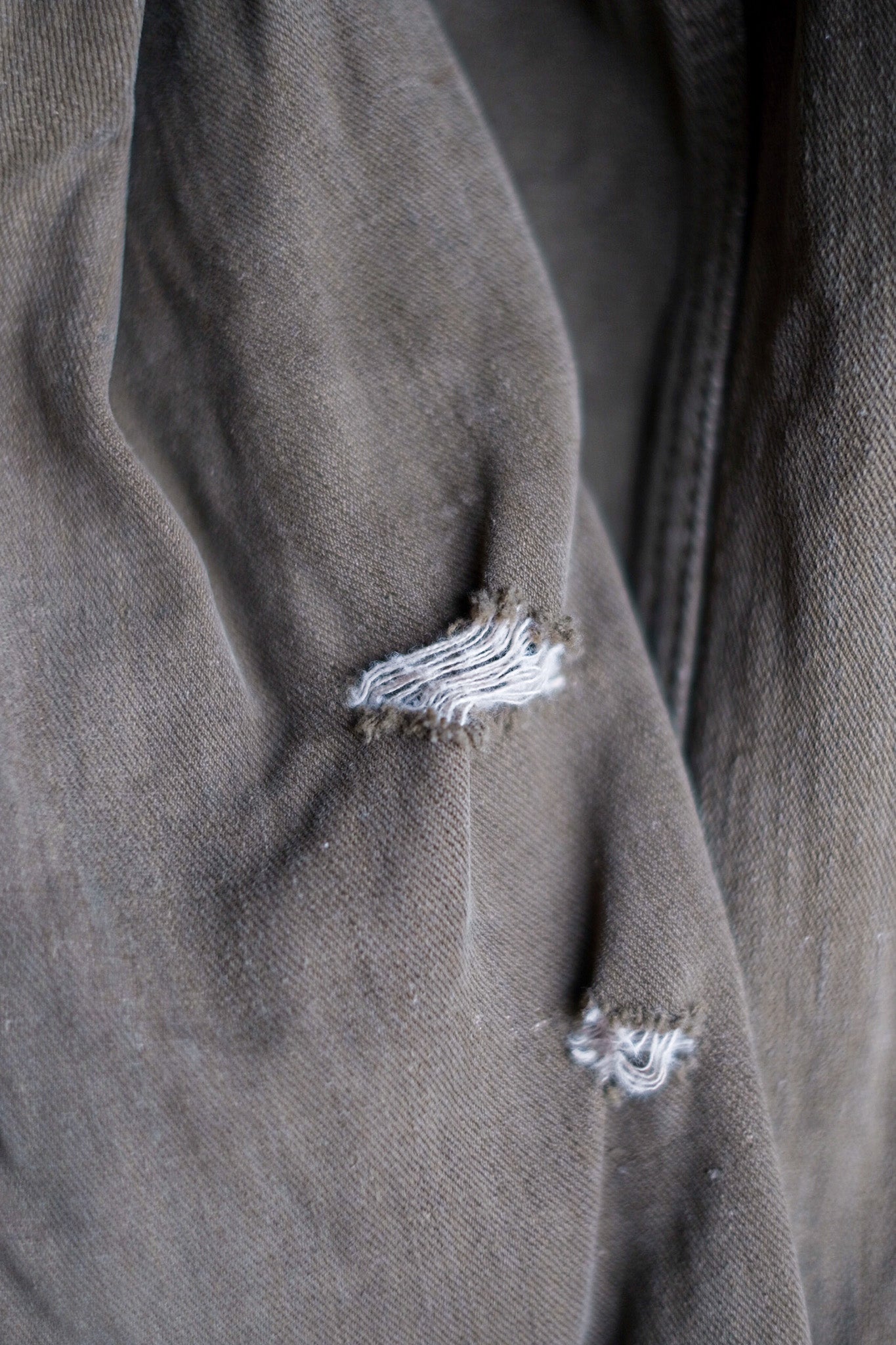 【~30's】German Vintage Green Cotton Work Jacket