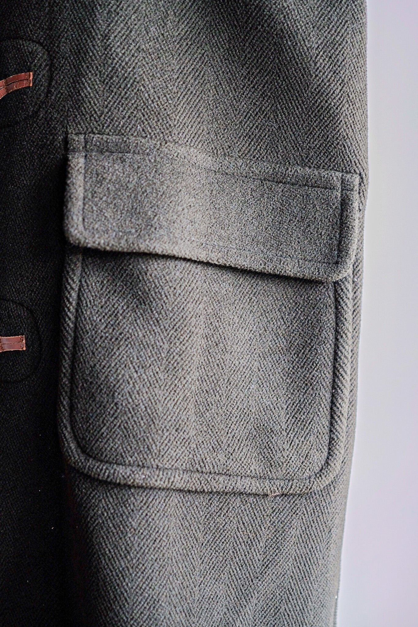 【~90's】Old INVERTERE Wool Duffle Coat "Moorbrook"