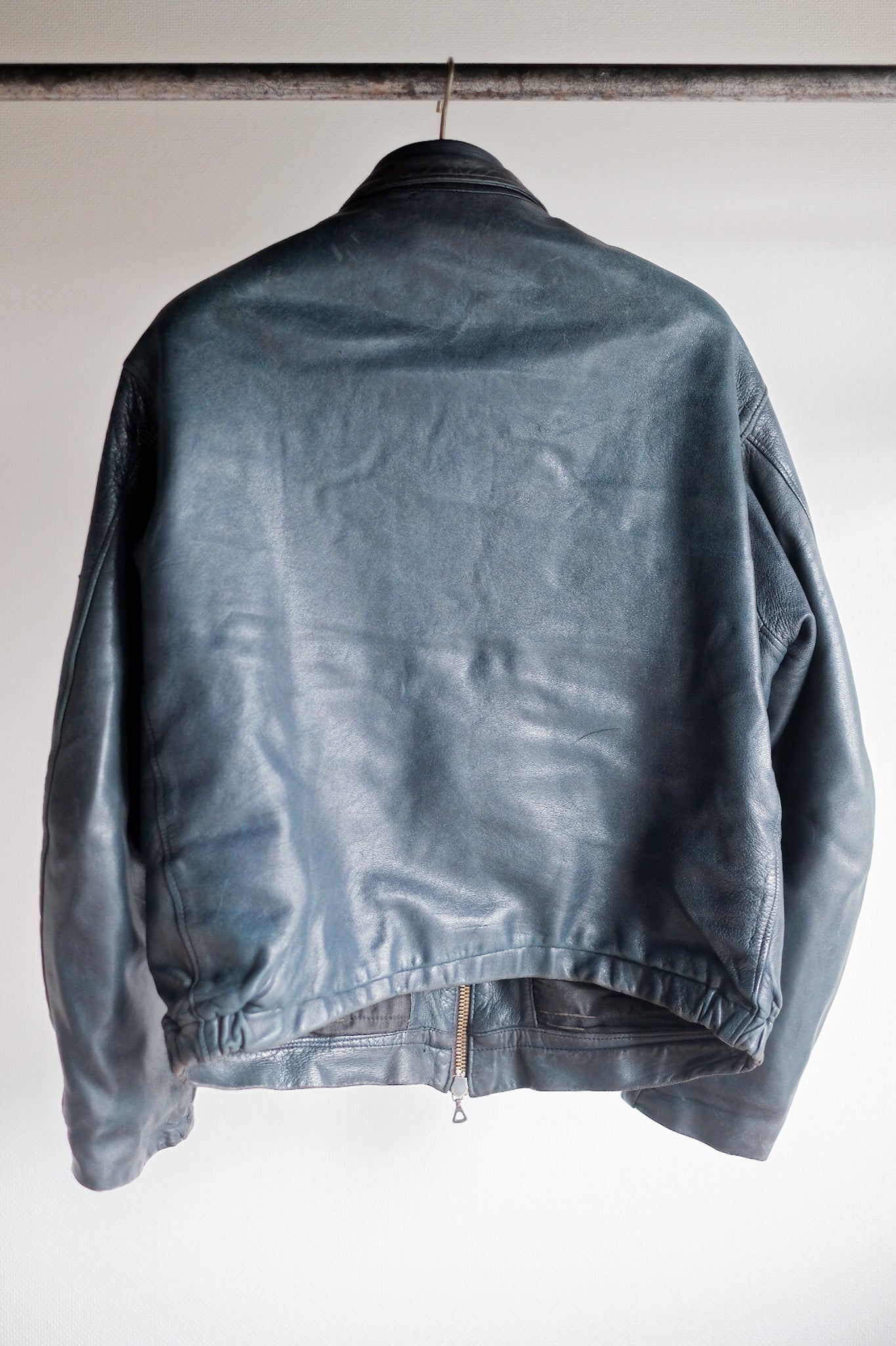 【~80's】French Air Force Pilot Leather Jacket