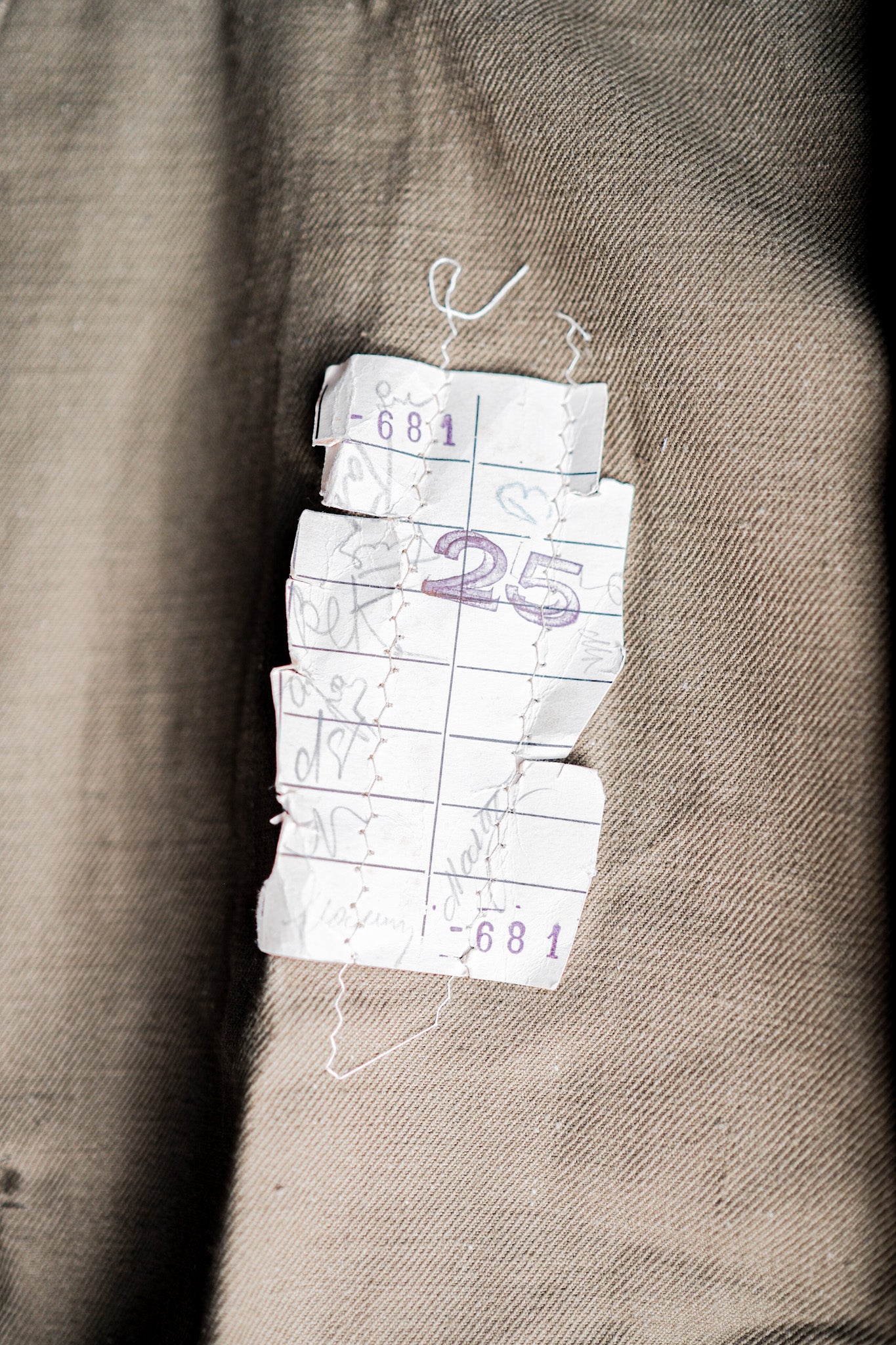 【~50's】French Army M47 Field Trousers Size.25 "Dead Stock"