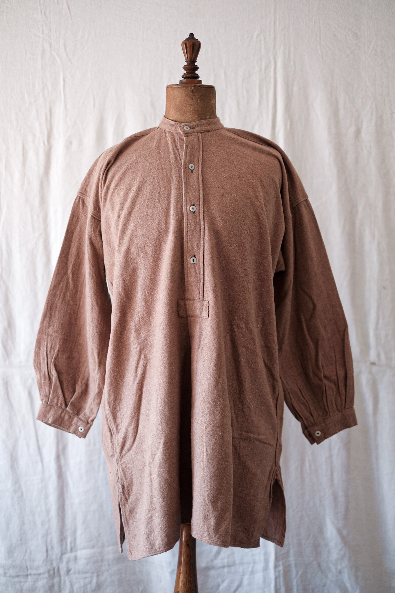 【~40's】French Vintage Grandpa Shirt