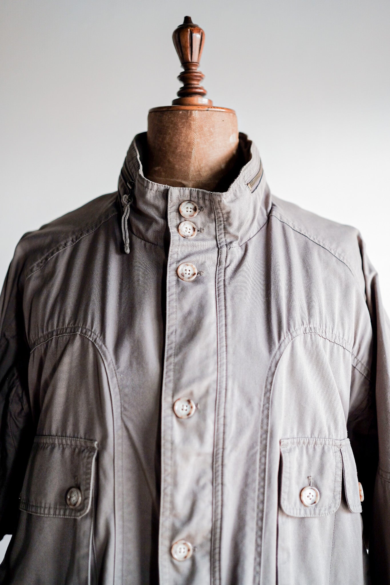 【~90's】Willis&Geiger Bush Poplin Safari Jacket Size.L-TALL