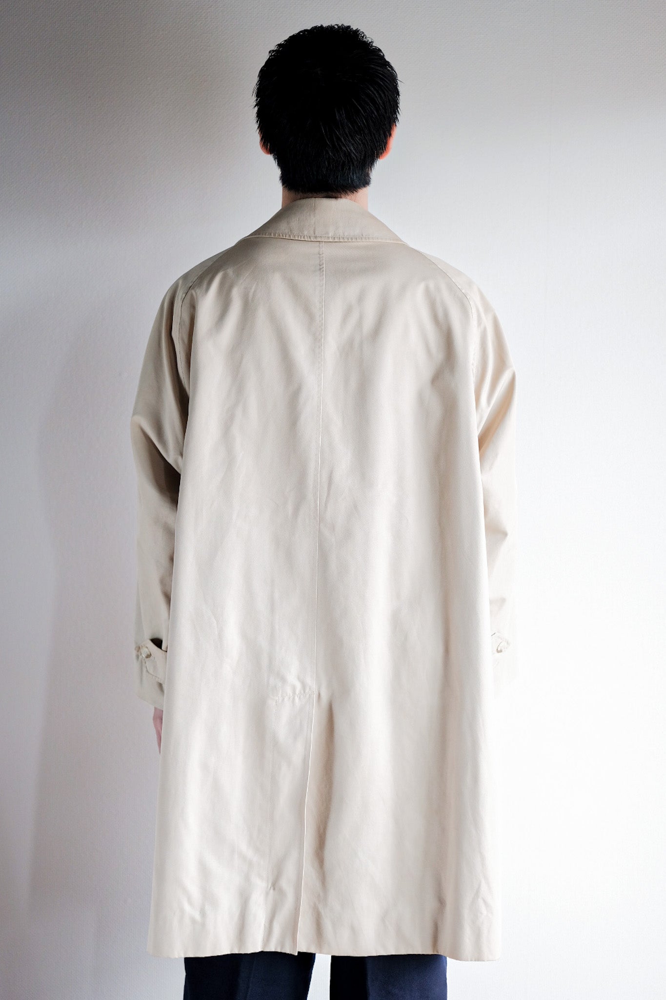 【~70's】Vintage Burberry's Single Raglan Balmacaan Coat C100 Size.52REG