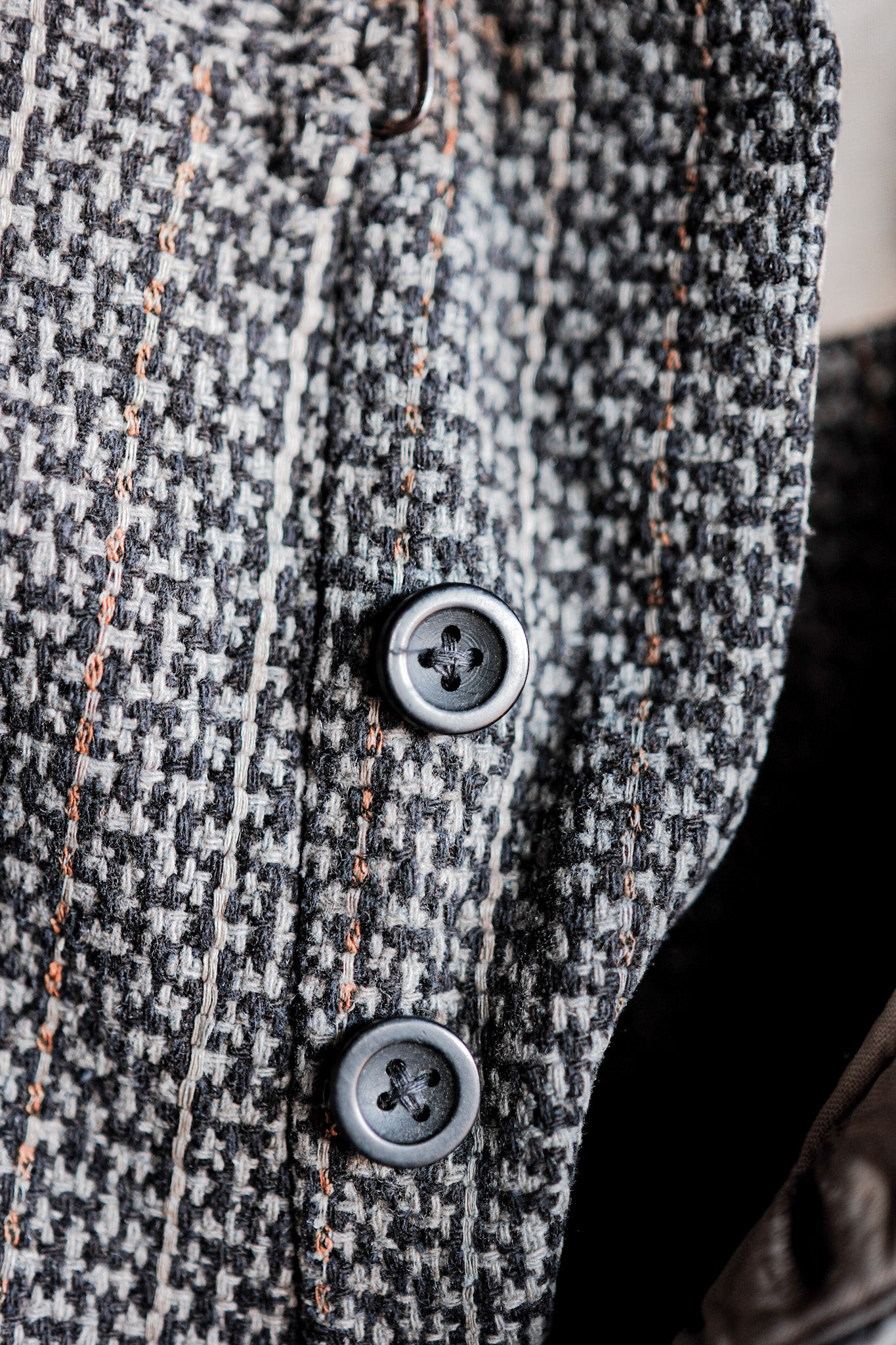 【~20's】French Vintage Homemade Wool Work Pants "Patchwork"