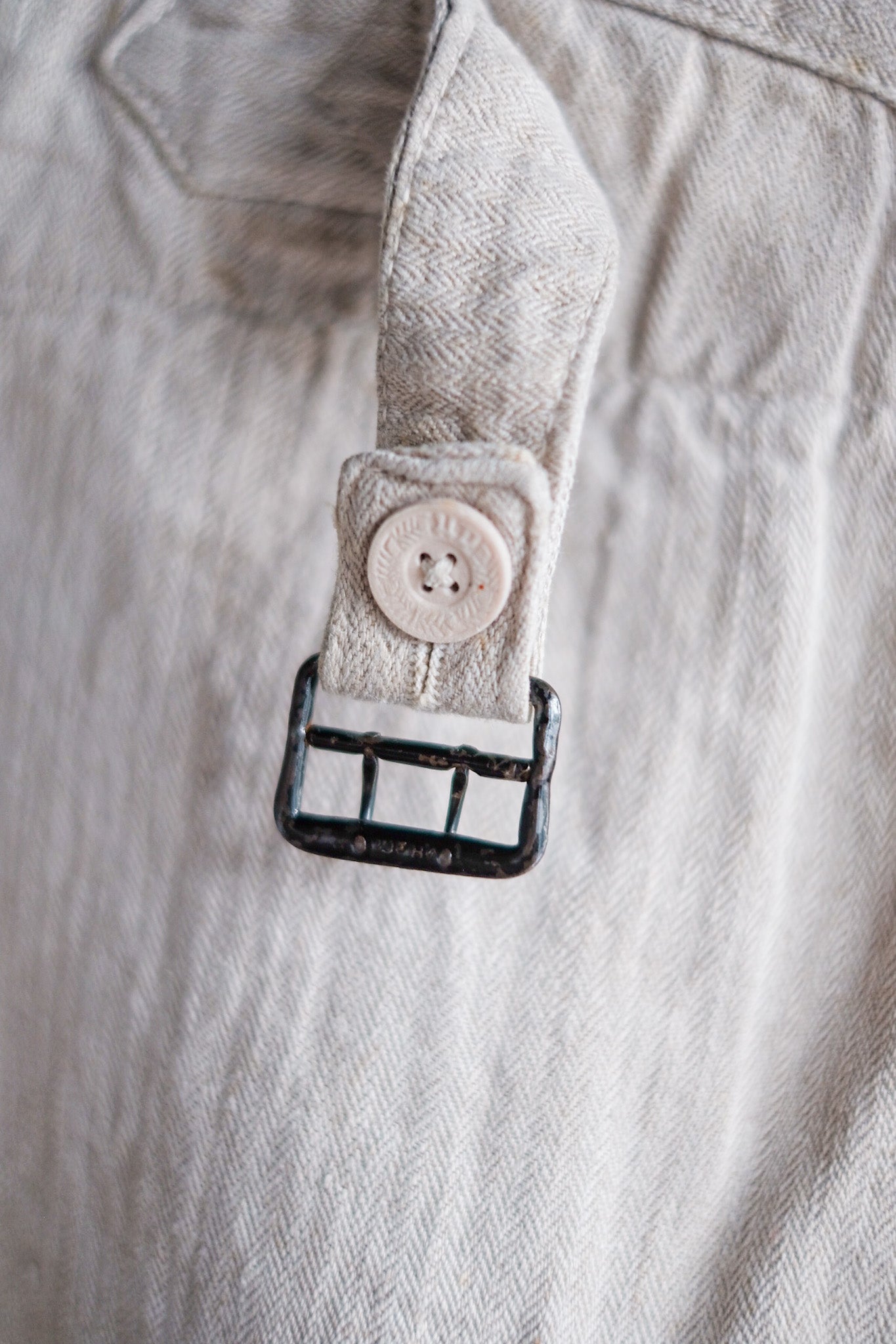 【~40's】WW2 German Army Drillich HBT Linen Trousers