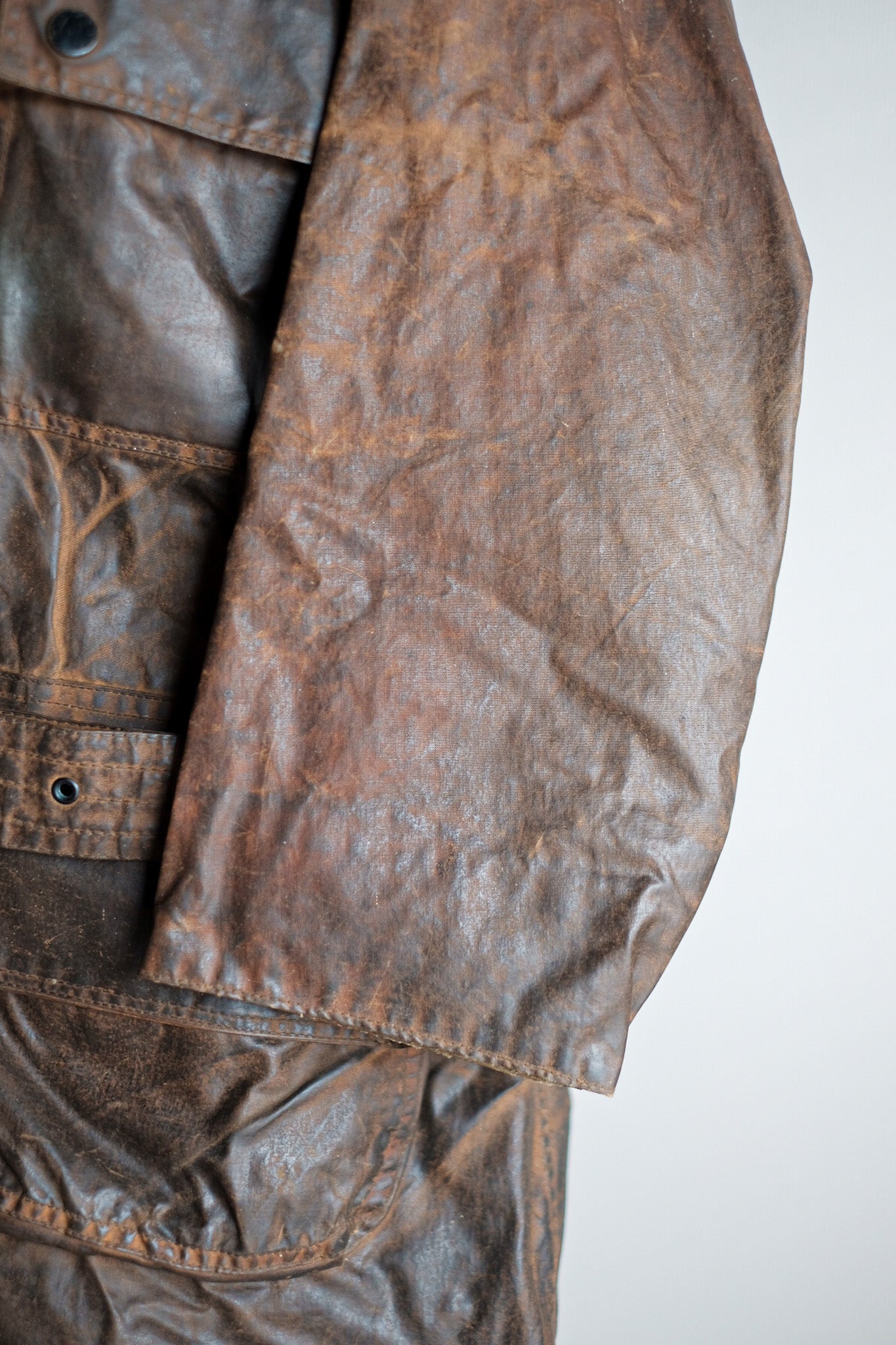 【~40's】Vintage Barbour "Solway Zipper" White Label