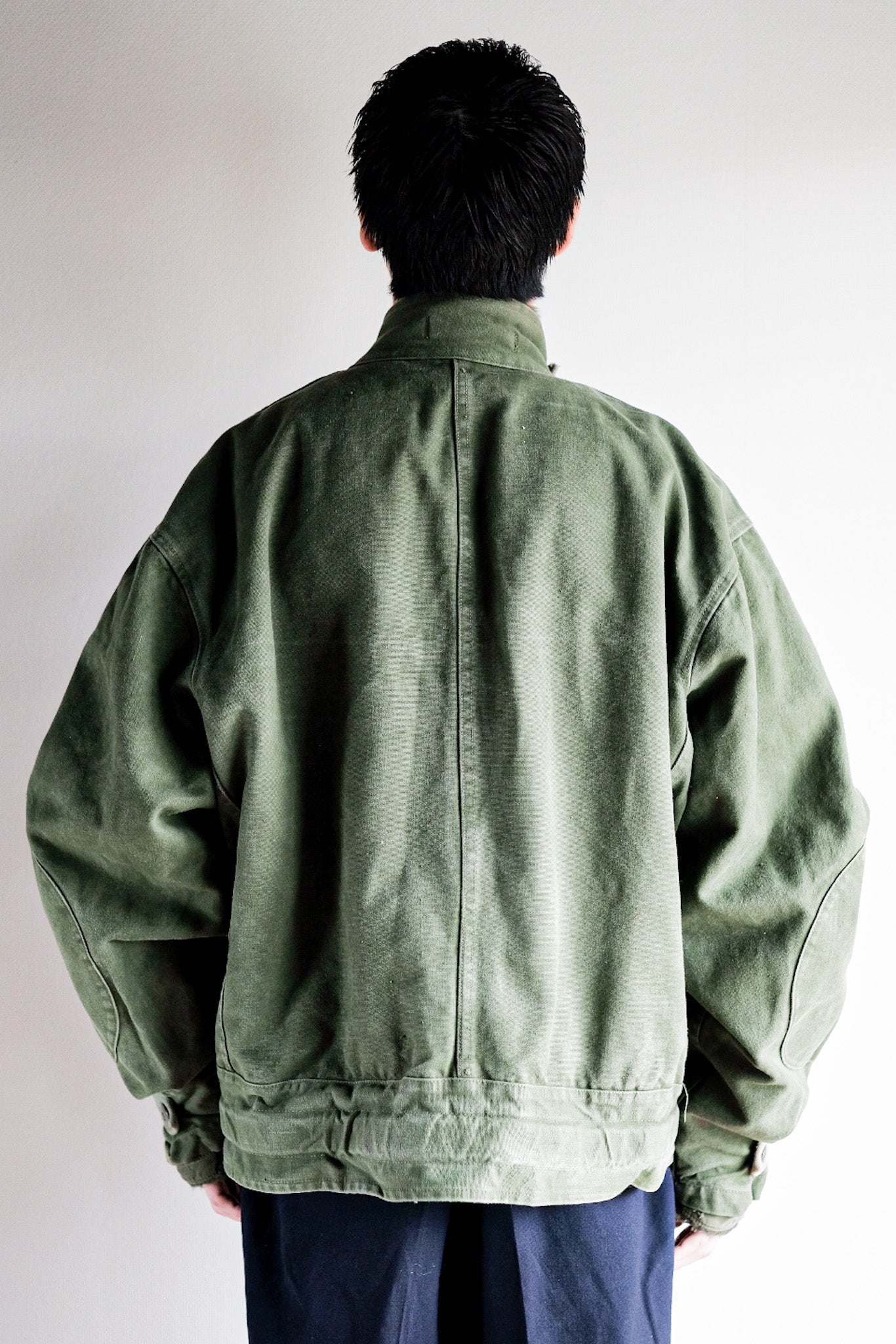 【~60's】Swedish Army Dispatch Rider Motorcycle Jacket With Liner Size.C56