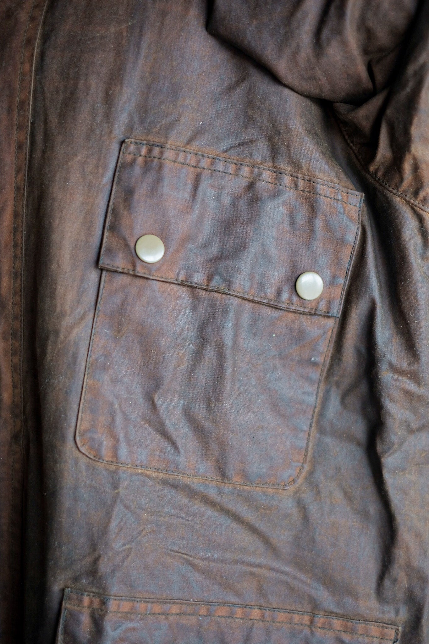 【~60's】Vintage Barbour "Solway Zipper" Yellow Label