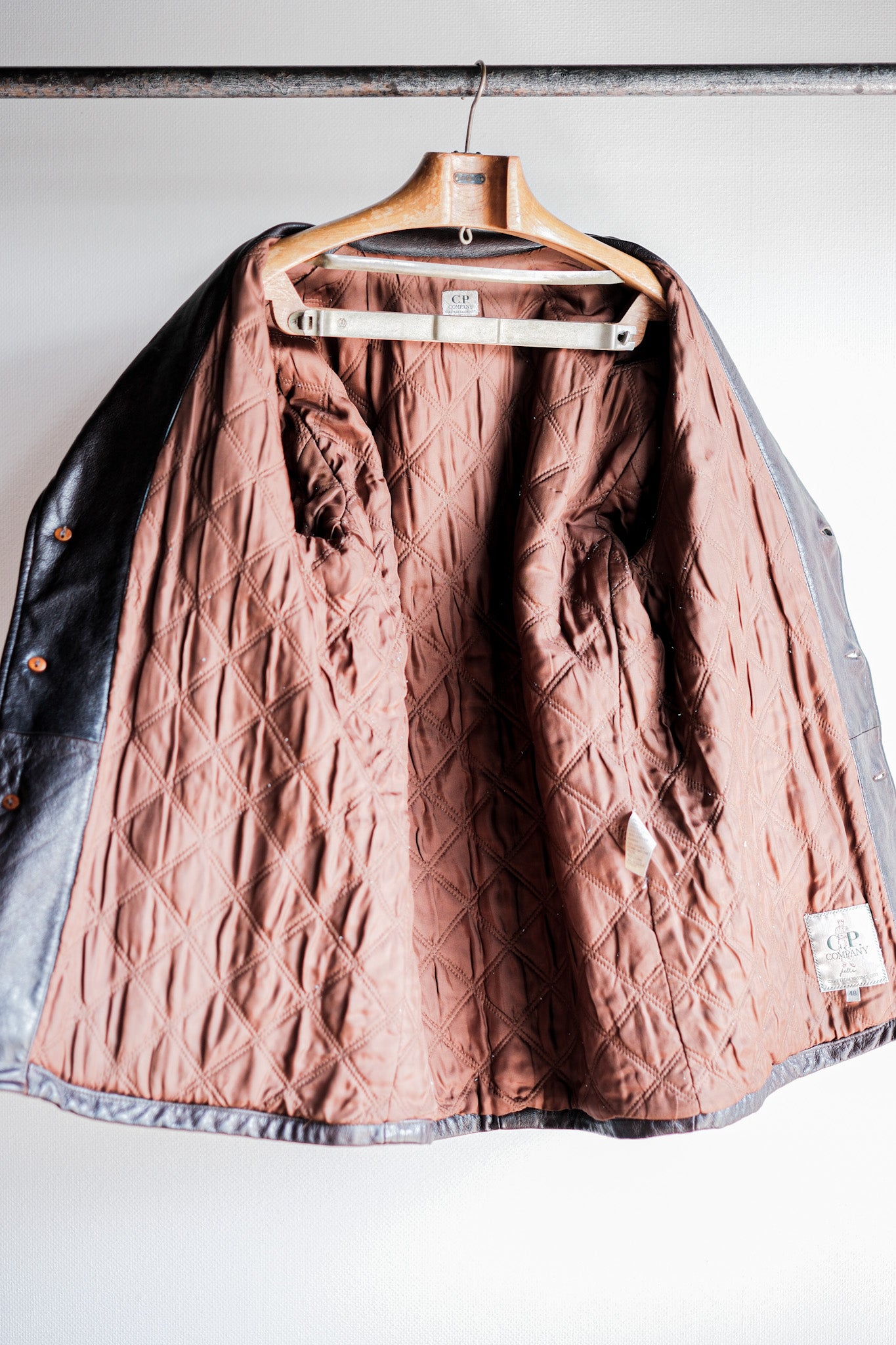 【~80’s】Old C.P.Company Leather Jacket Size.48