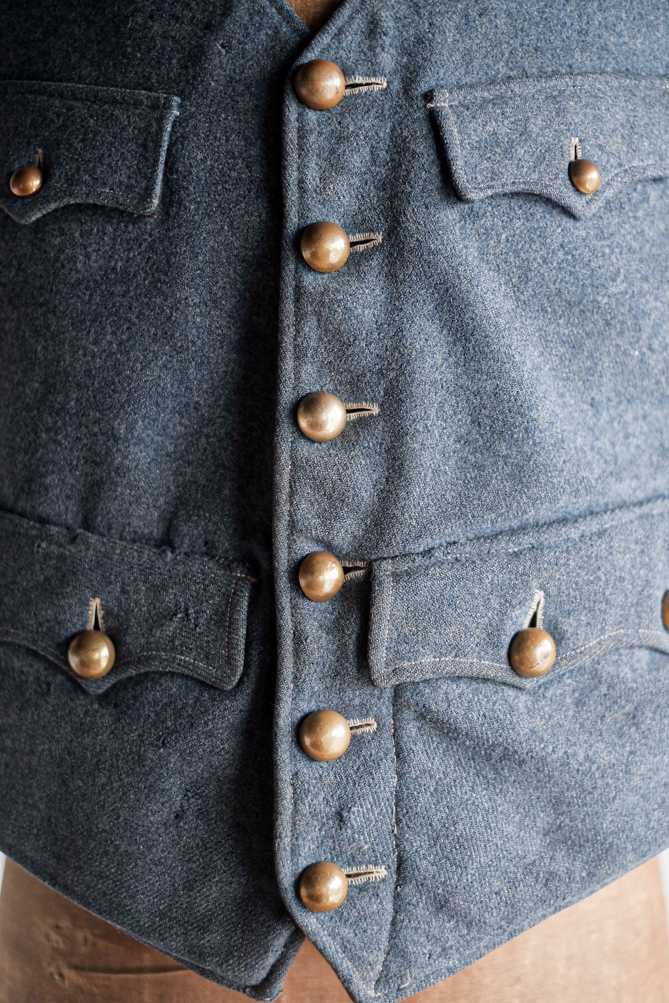 【~10's】WW1 French Army Wool Gilet