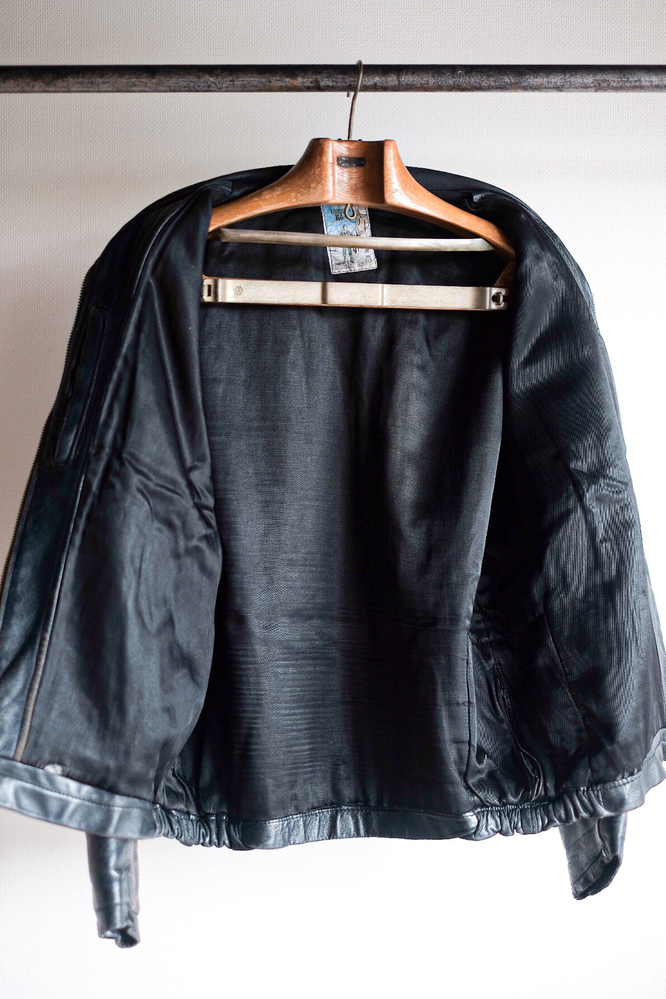 【~80's】French Air Force Pilot Leather Jacket