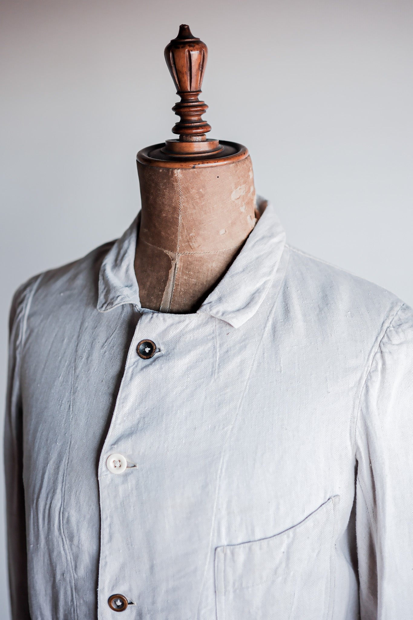 【~20's】French Vintage Linen Jacket "Belle Jardiniere"