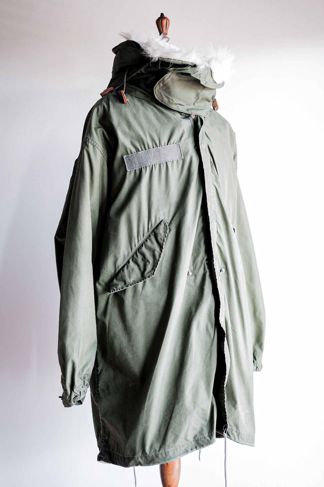 【~80's】U.S.ARMY M-65 Fishtail Parka Size.MEDIUM "Full Set"