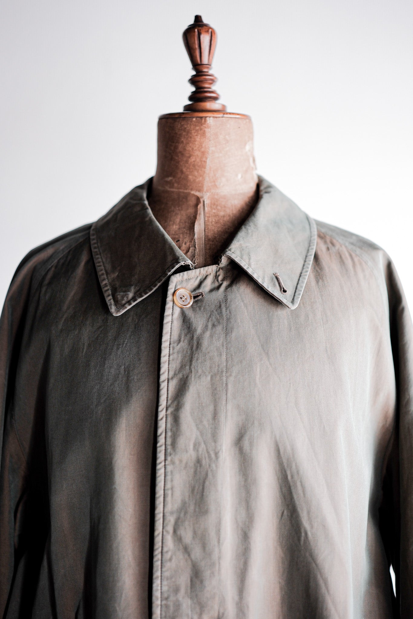 【~80's】Vintage Burberry's Single Raglan Balmacaan Coat C100 Size.54REG "TAMAMUSHI"