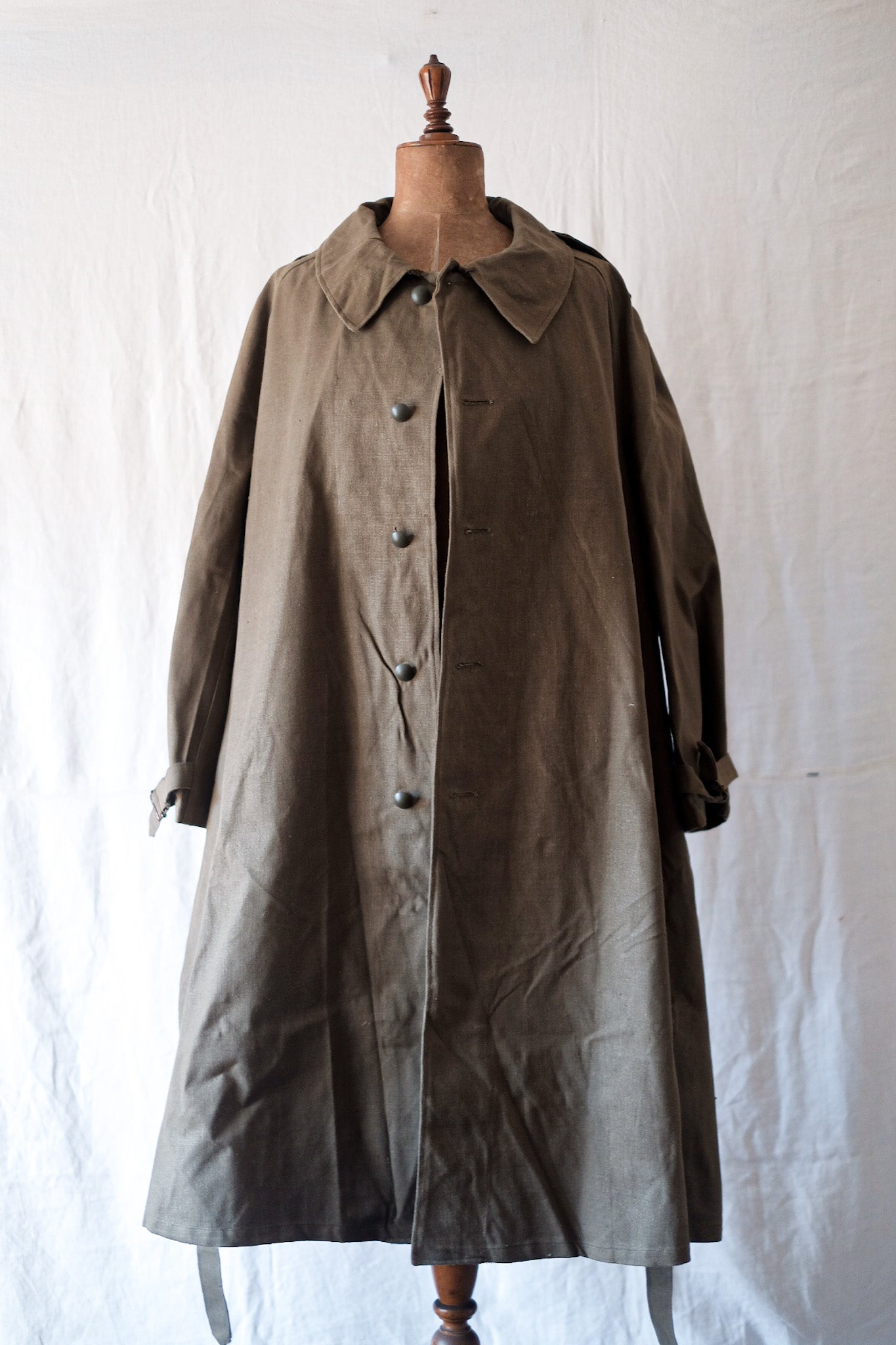 【~50's】French Army M35 Motorcycle Coat Size.2 "Dead Stock"