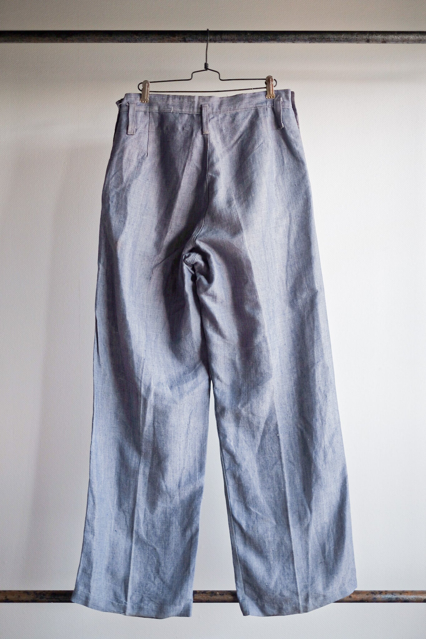【~50's】French Navy Ramie Linen Sailor Pant