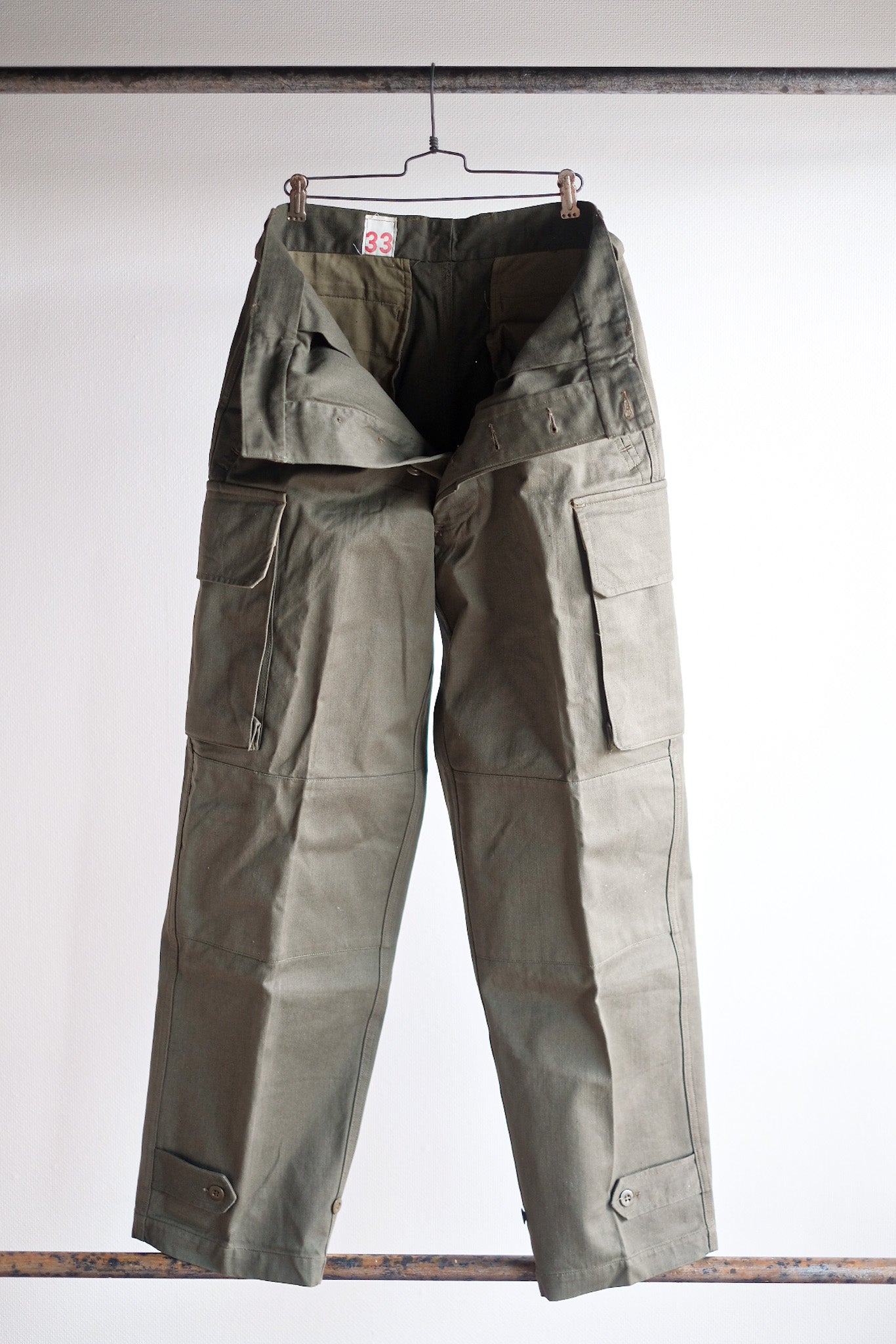 【~60's】French Army M47 Field Trousers Size.33 "Dead Stock"