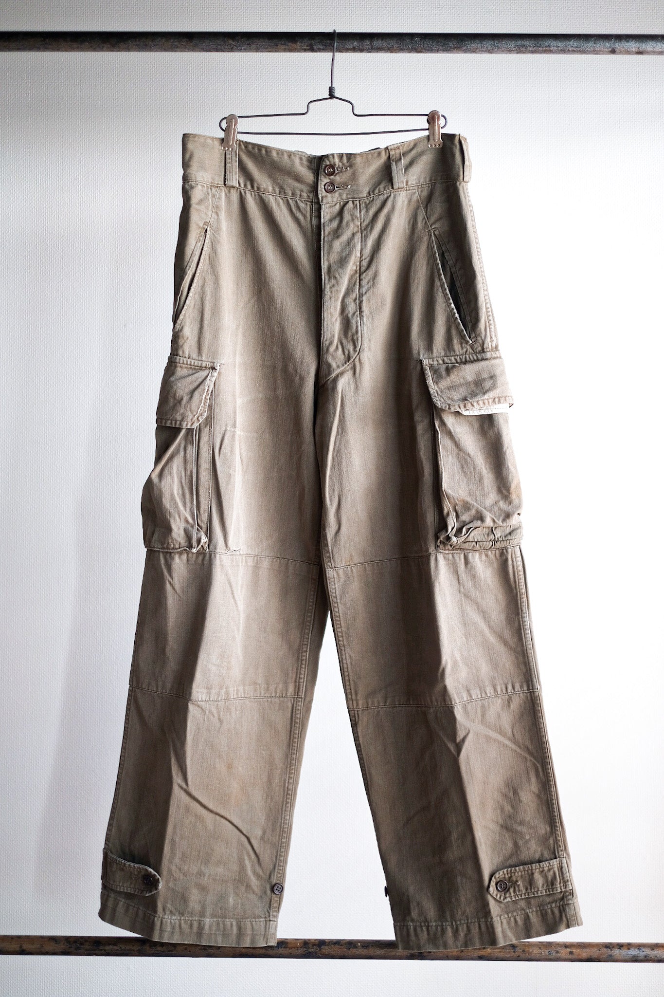 【~50's】French Army M47 Field Trousers Size.31