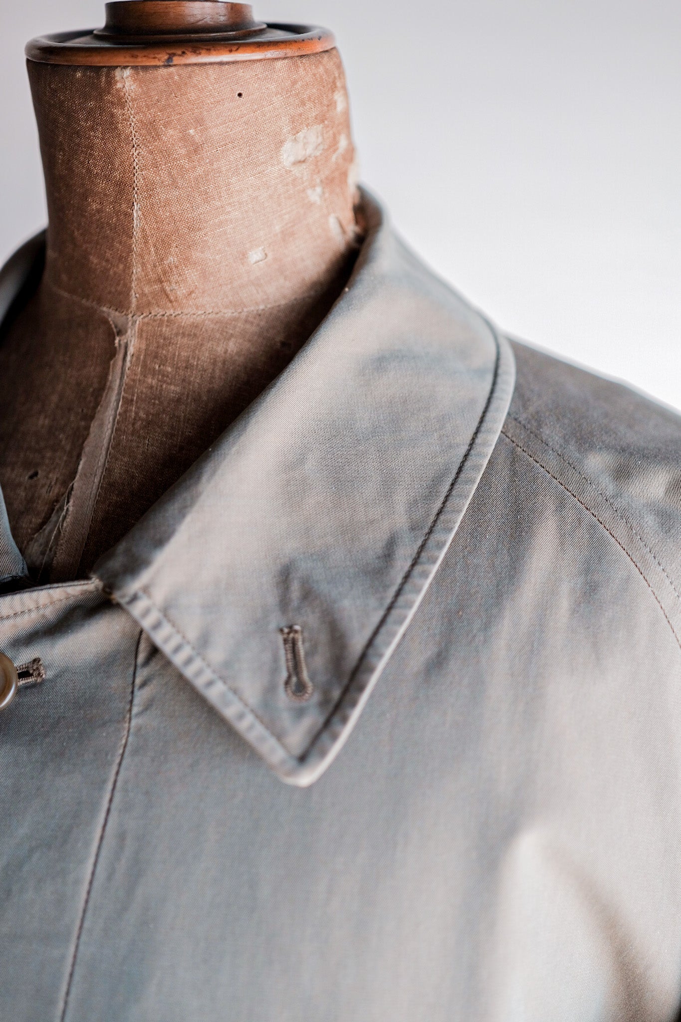 【~80's】Vintage Burberry's Single Raglan Balmacaan Coat C100 Size.58REG "TAMAMUSHI"