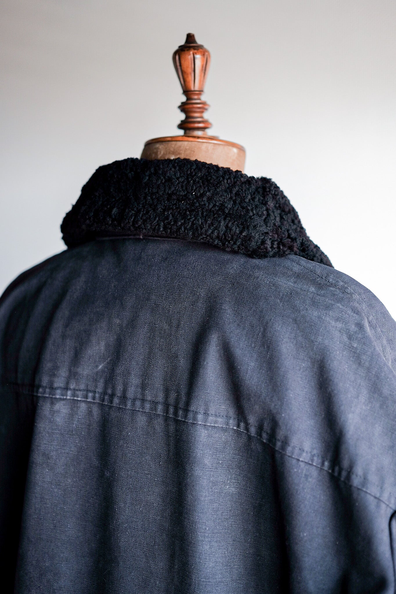 【~50’s】Swedish Army Motorcycle Jacket “Black Color”