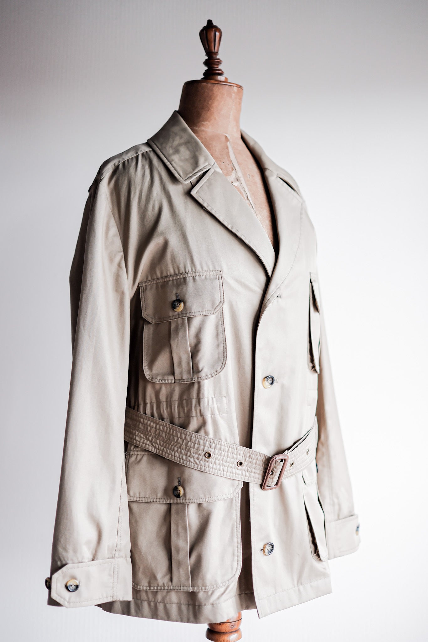 【~00’s】Grenfell Safari Style Jacket With Chin Strap