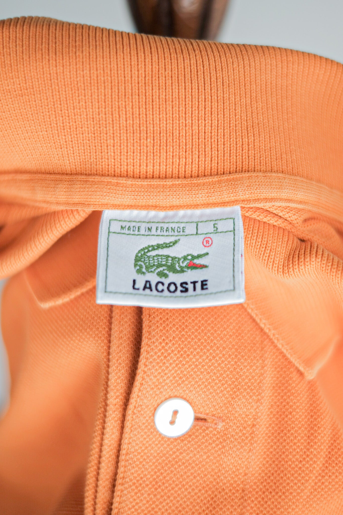 【~80's】CHEMISE LACOSTE S/S Polo Shirt Size.5 "Orange"