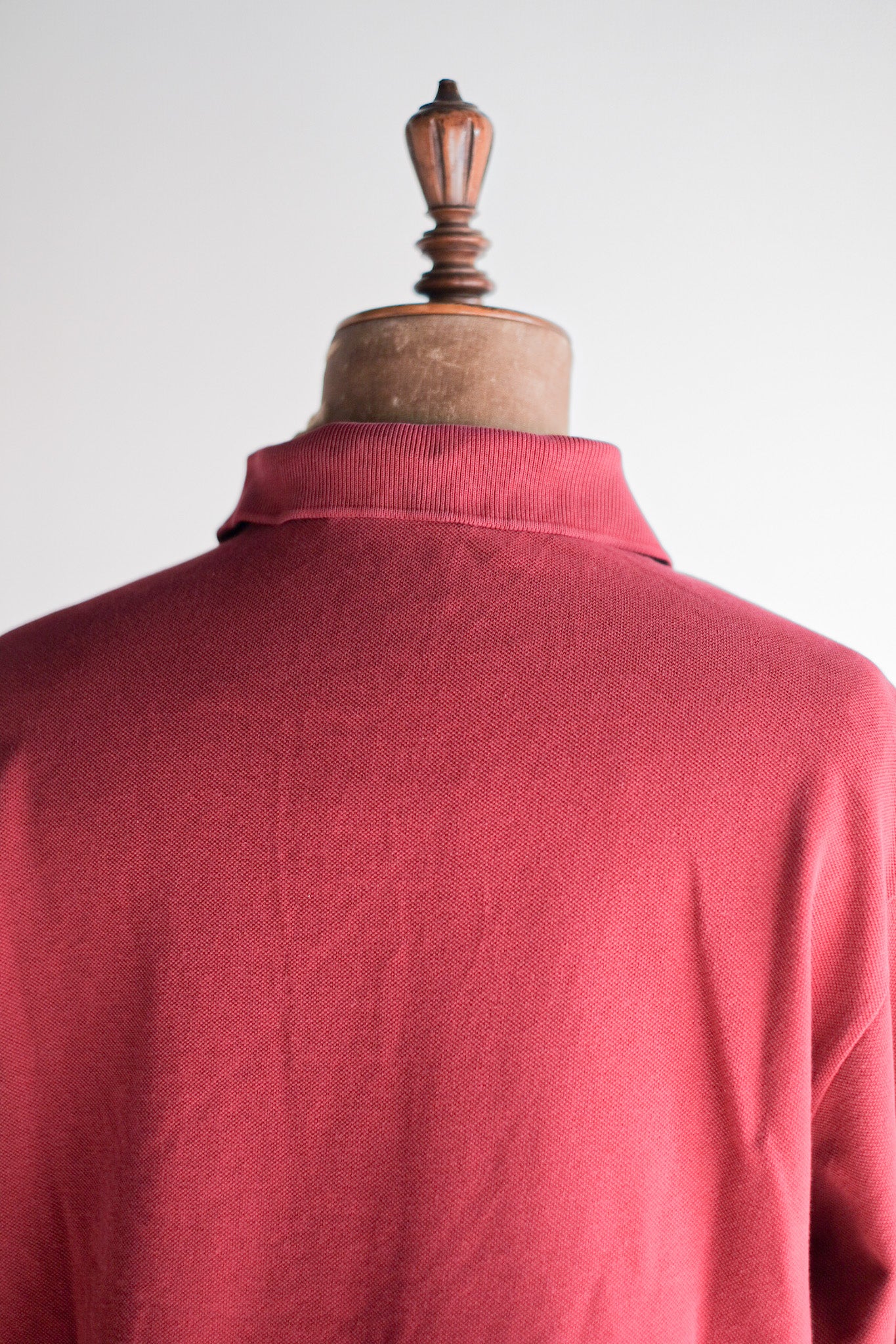 【~80's】CHEMISE LACOSTE L/S Polo Shirt Size.6 "Burgundy"